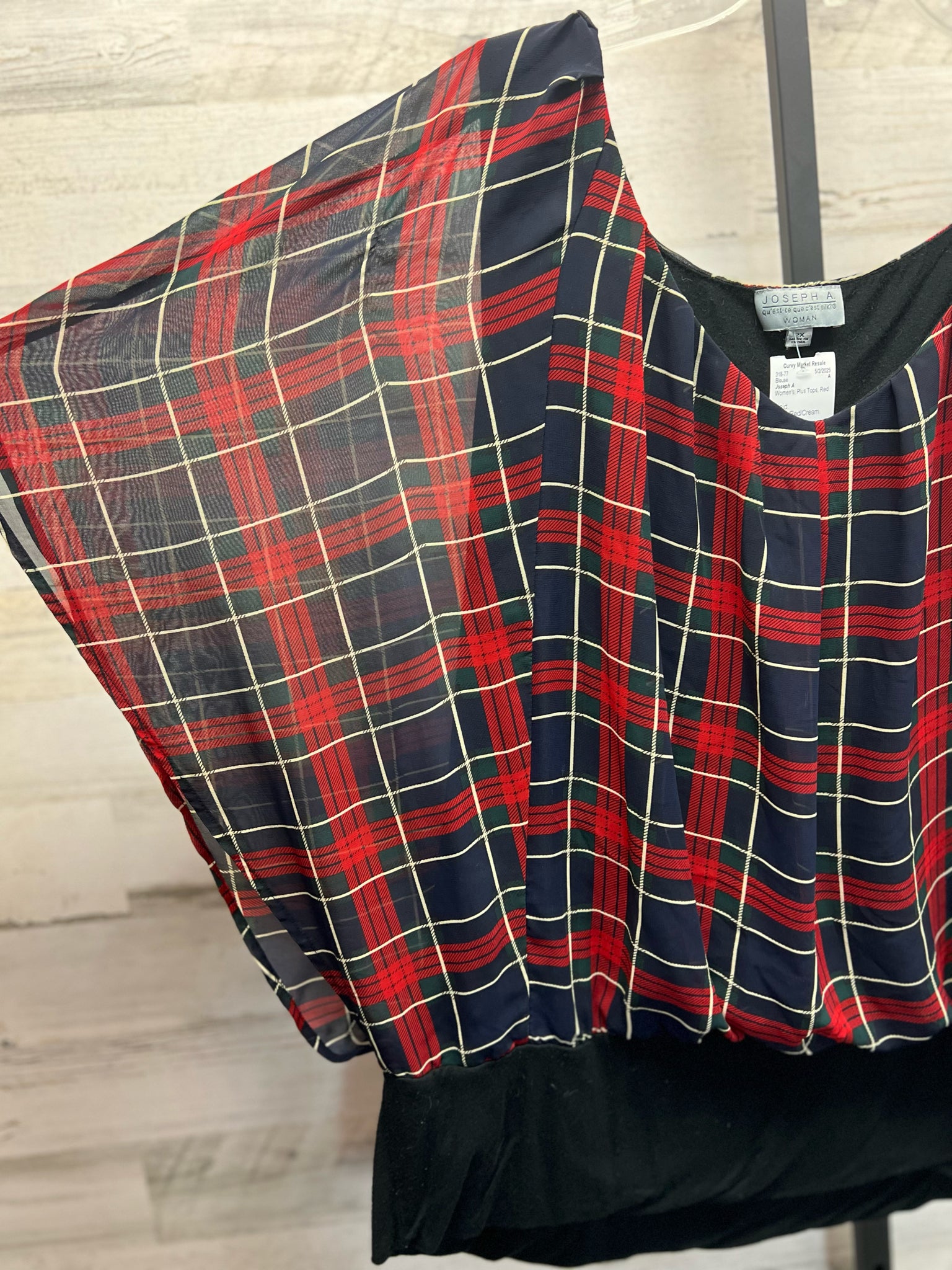 Joseph A Plus Tops Size 2X Blouse