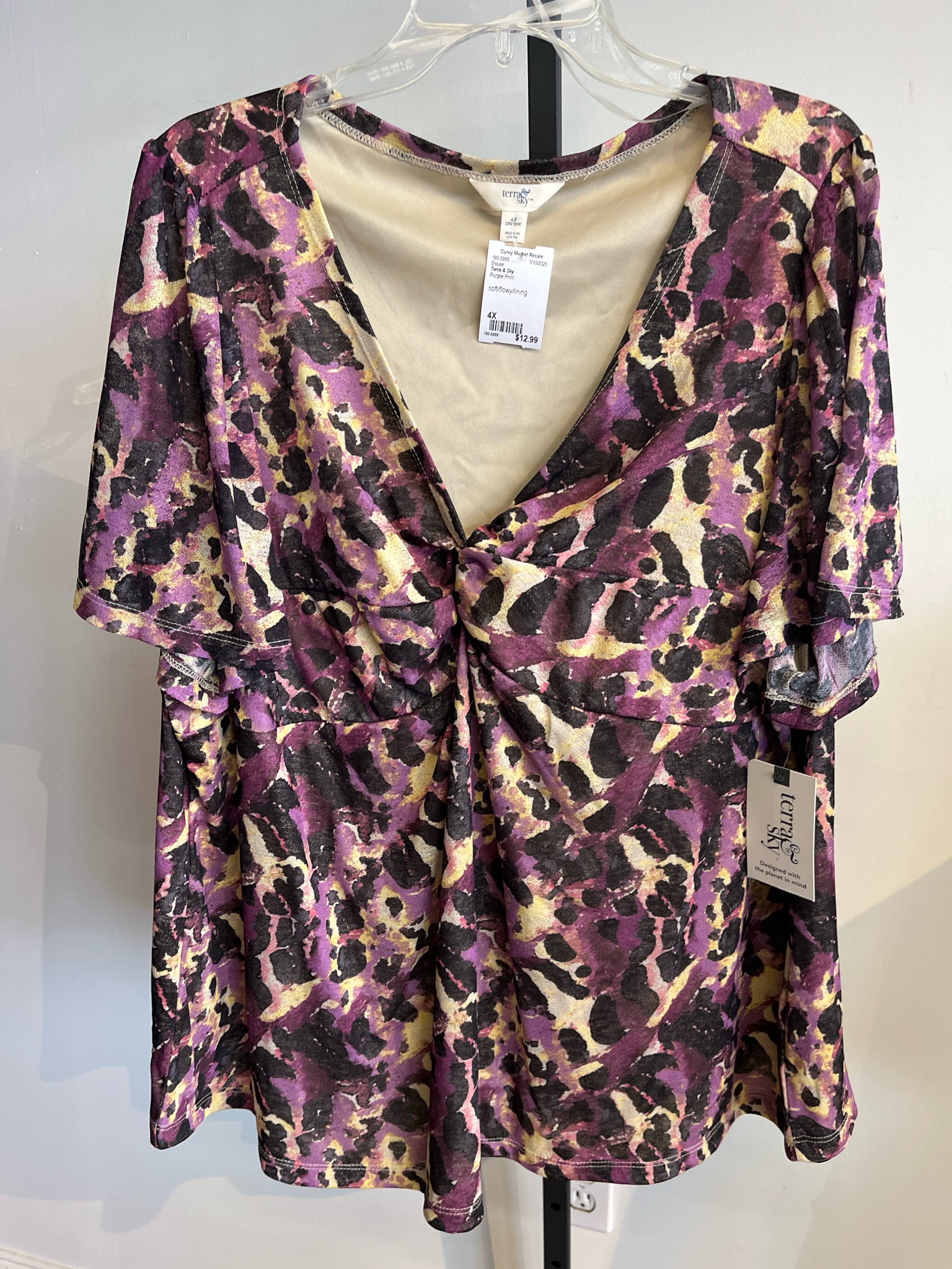 Terra & Sky Size 4X Blouse