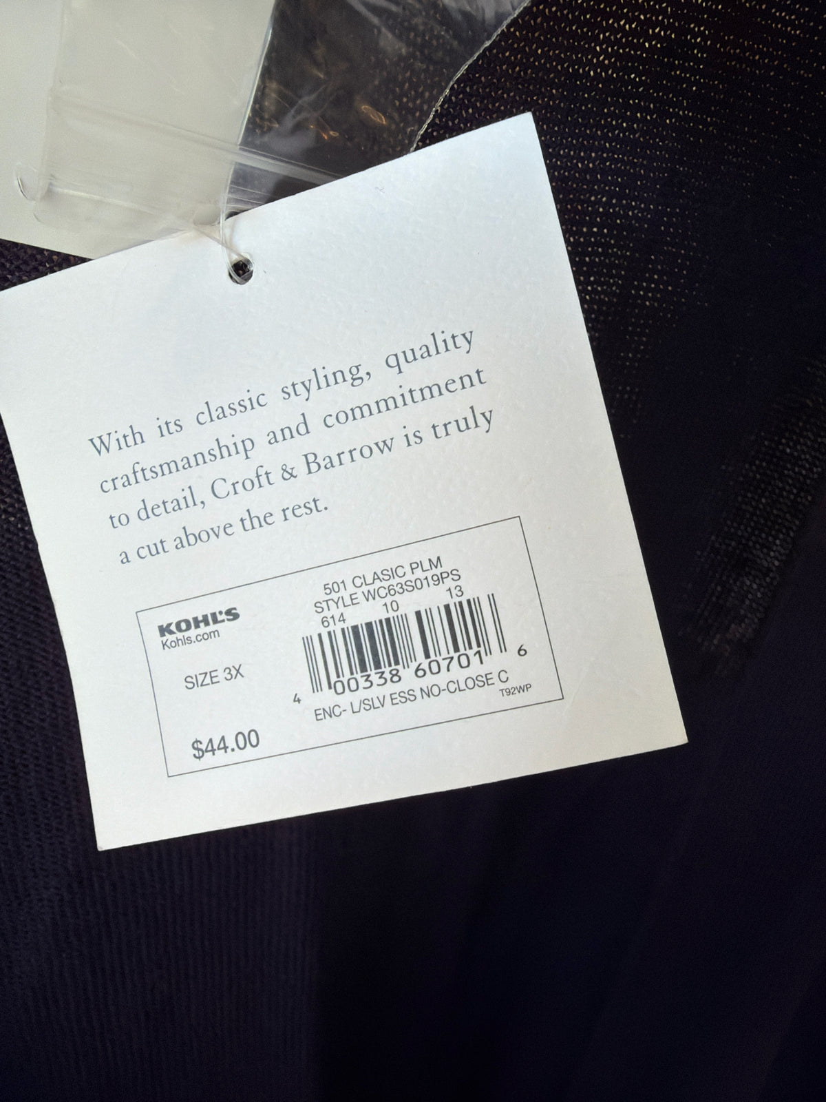 Croft & Barrow Plus Outerwear Size 3X Cardigan