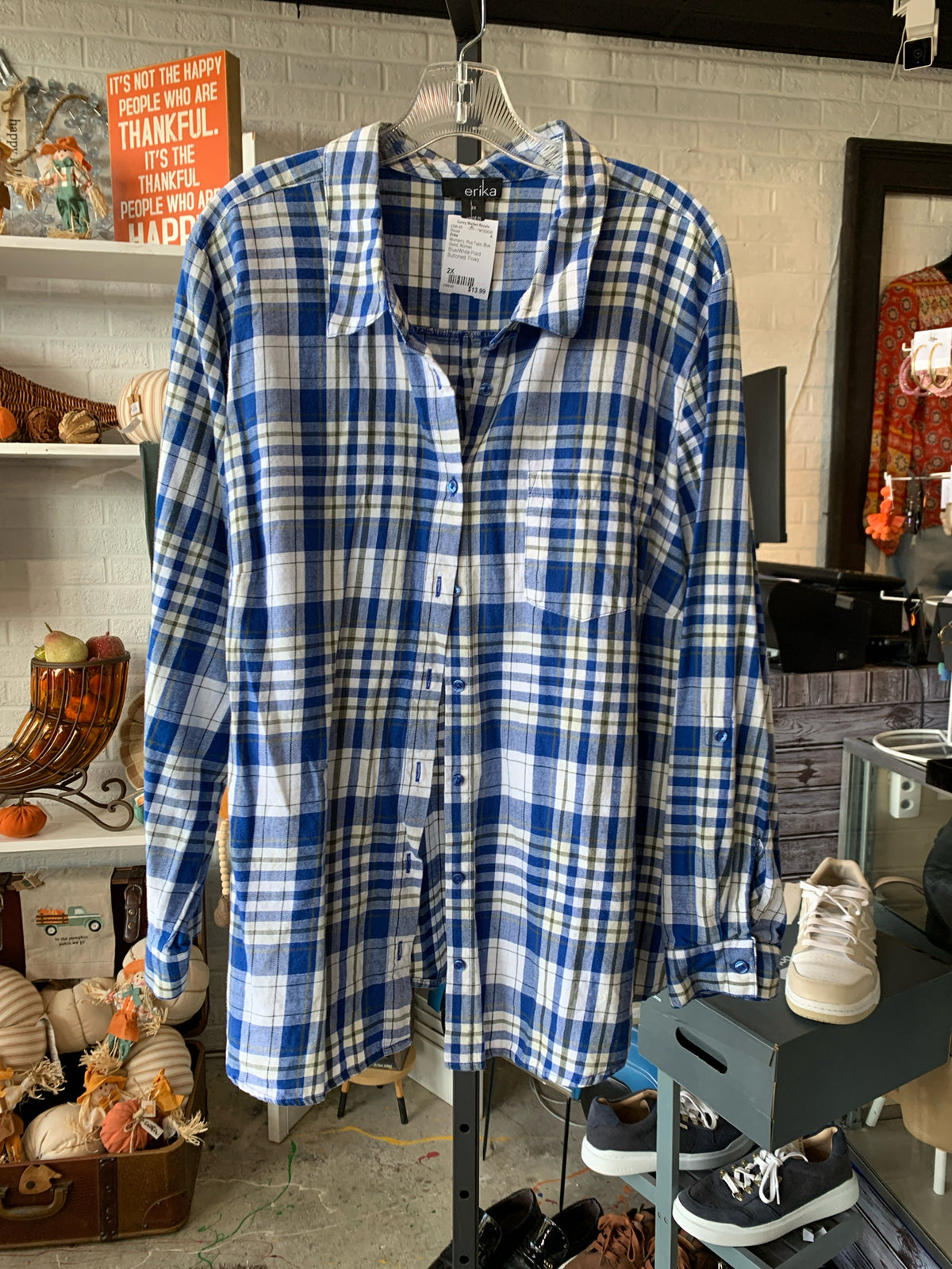 Erika Plus Tops Size 2X Blouse