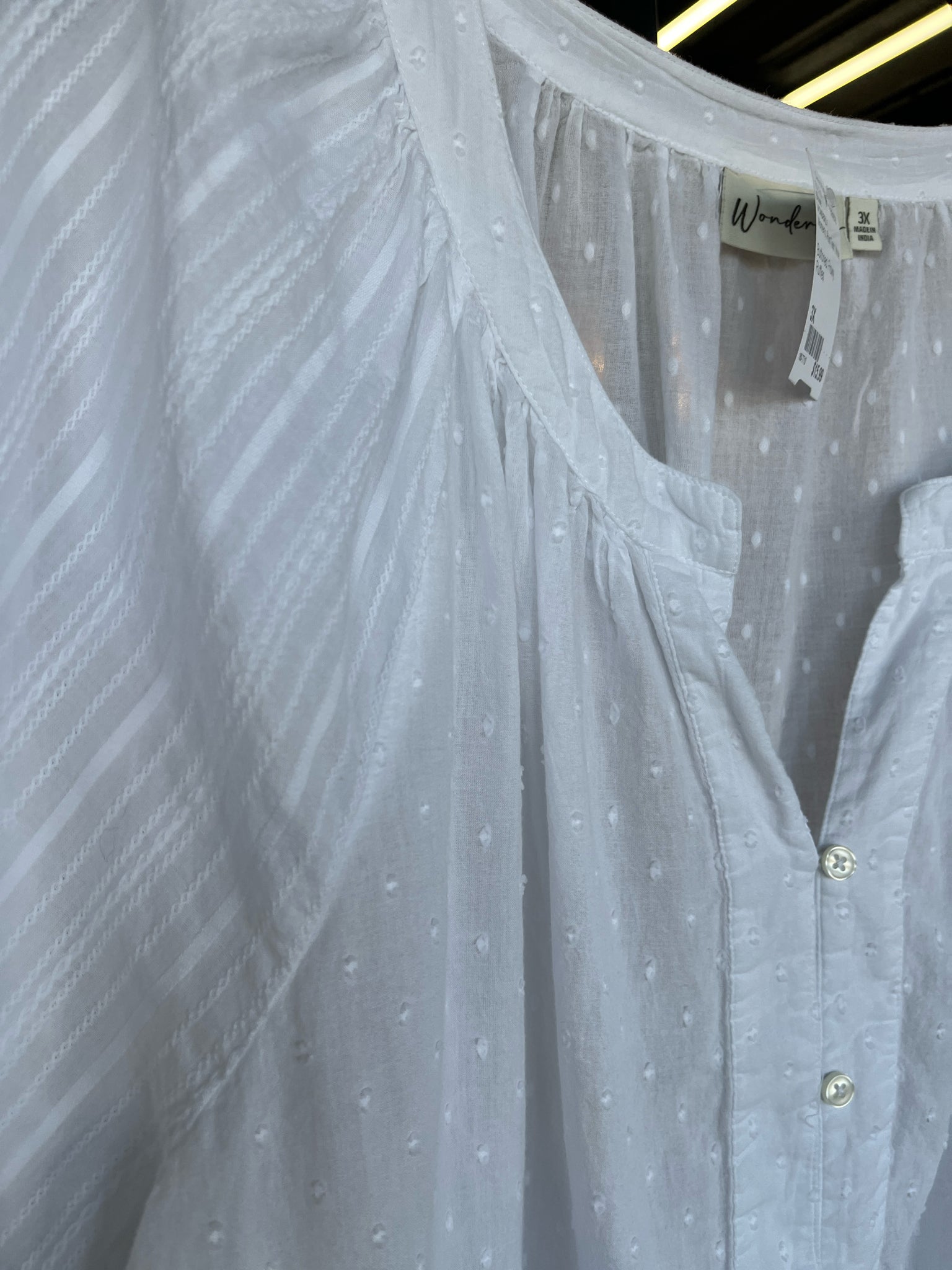 WONDERLY Plus Tops Size 3X Blouse