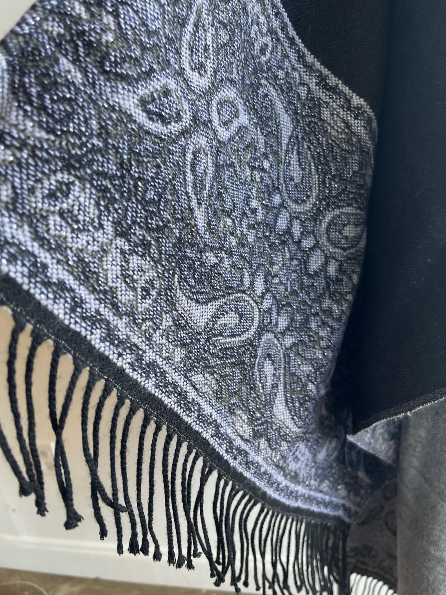 Attention Black Shawl