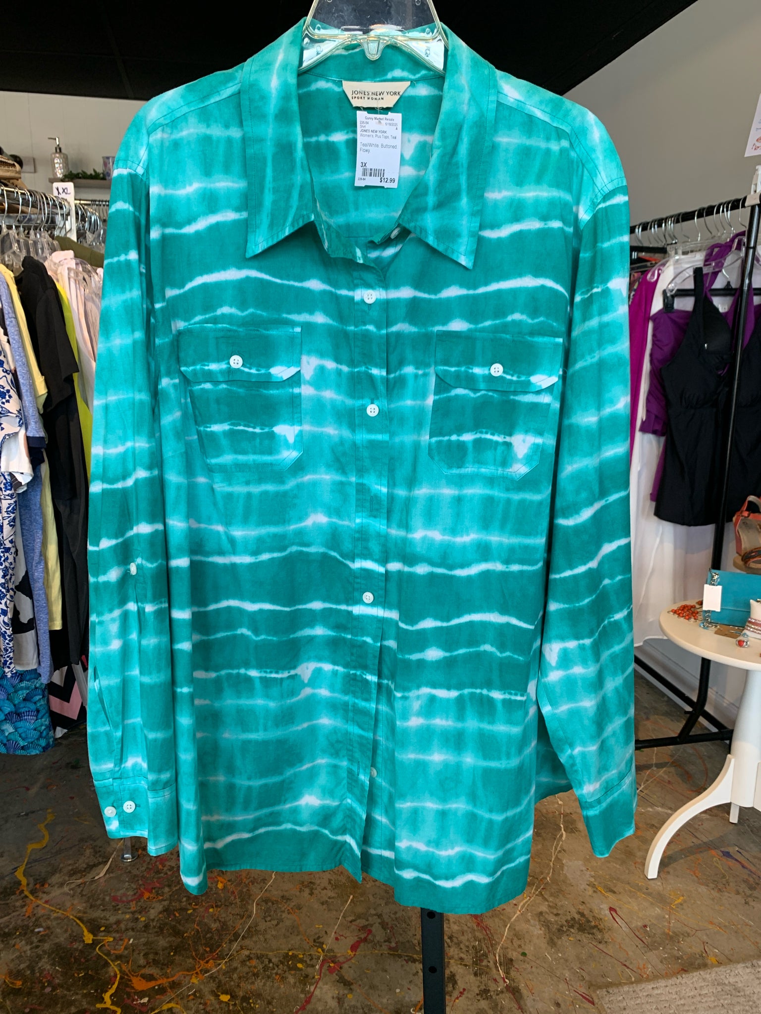 JONES NEW YORK Plus Tops Size 3X Shirt