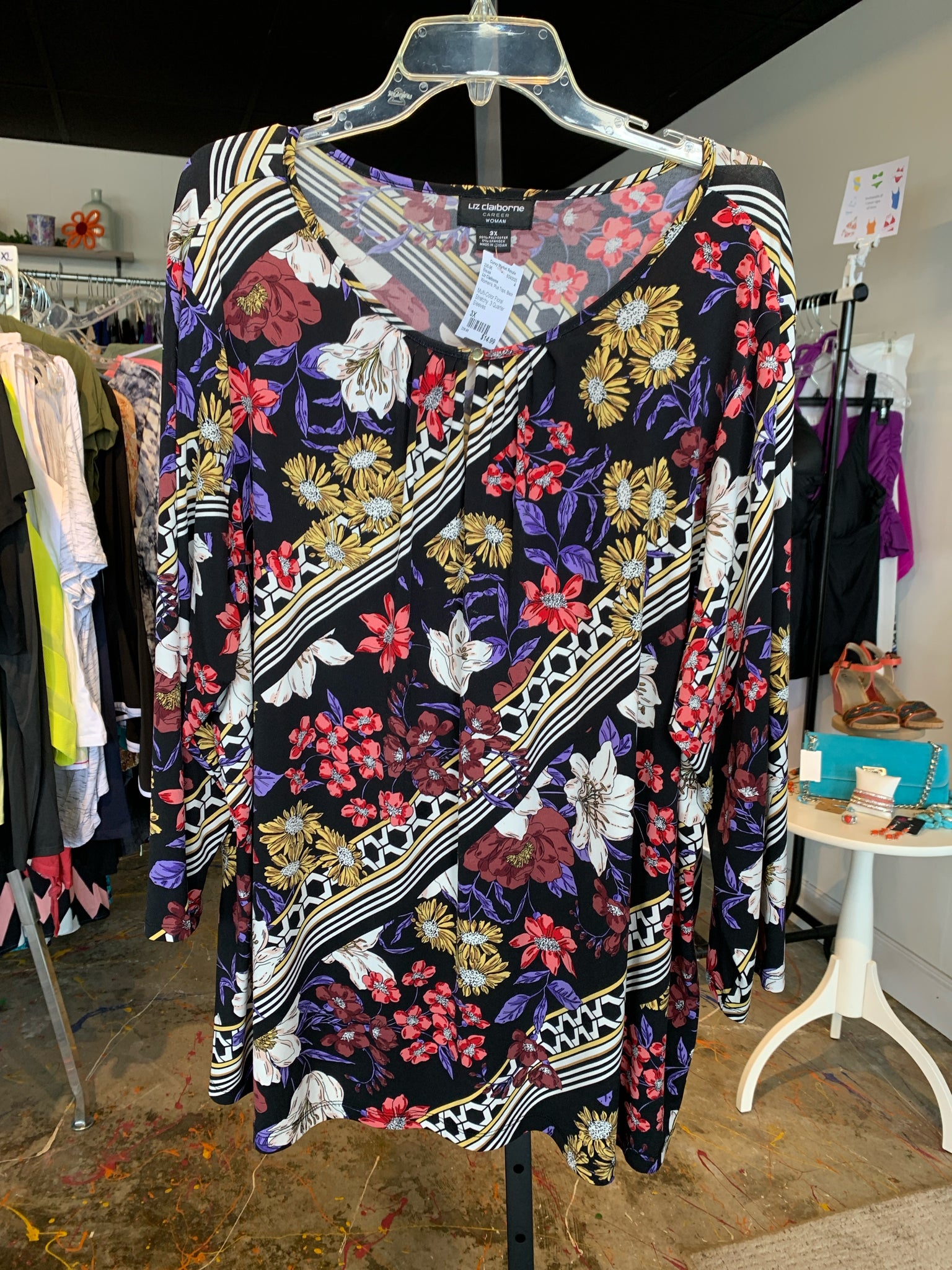 Liz Claiborne Plus Tops Size 3X Blouse