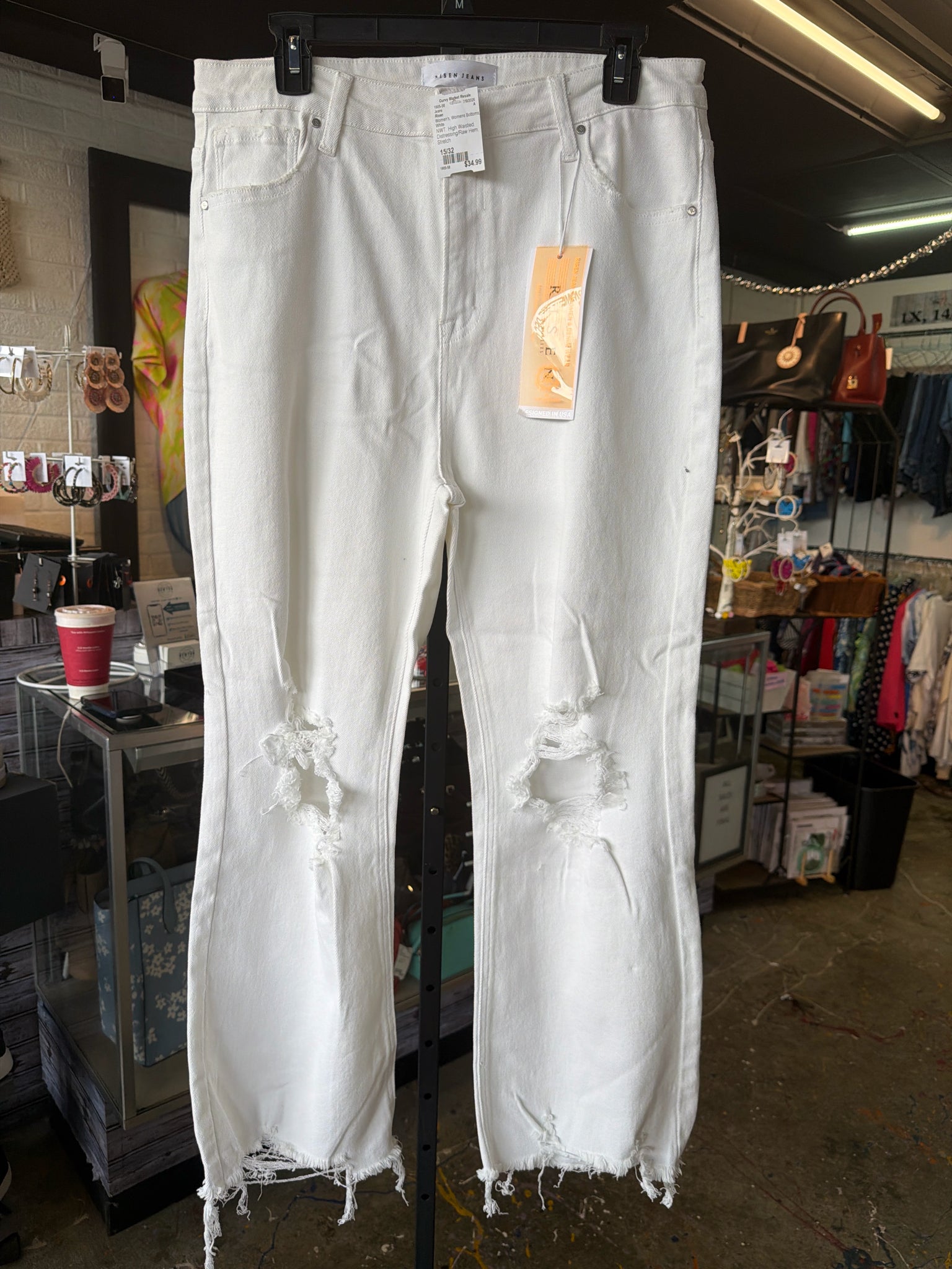 Risen Womens Bottoms Size 15/32 Jeans