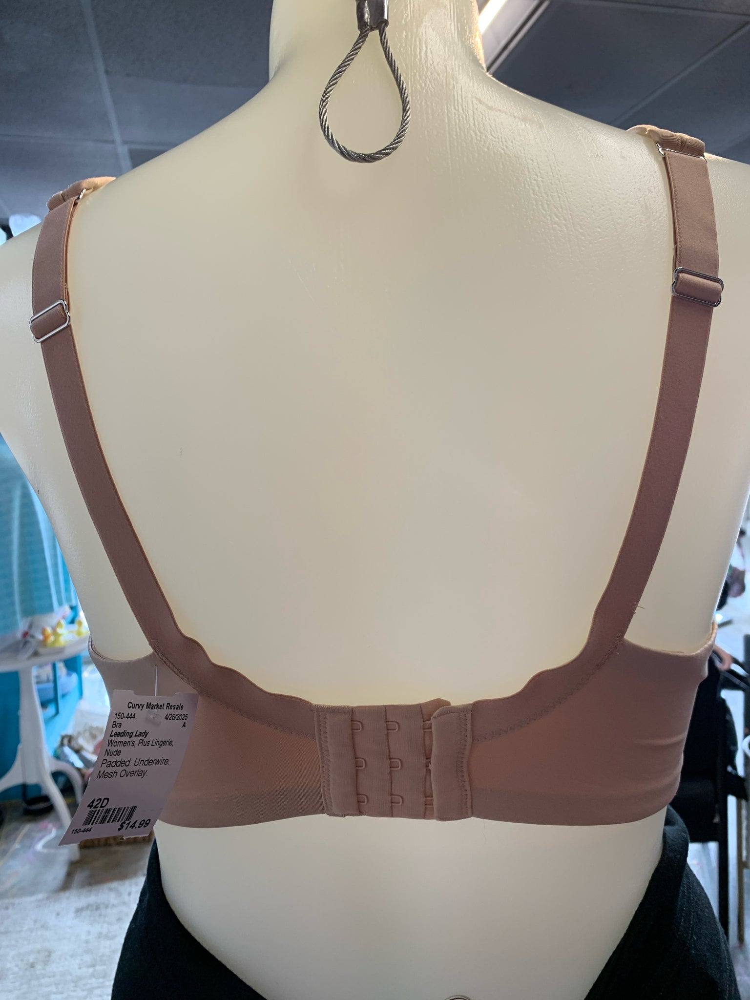 Leading Lady Plus Lingerie Size 42D Bra