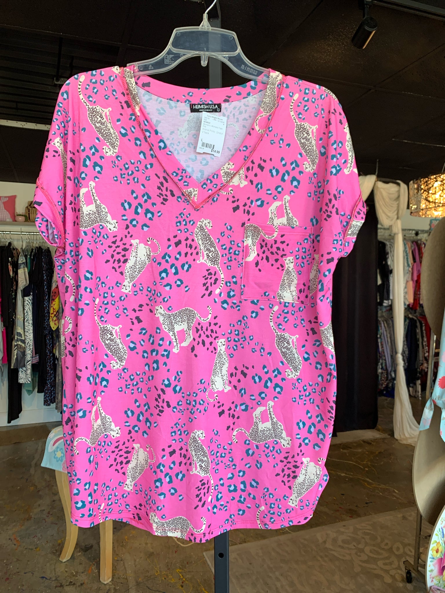 HEIMISH Womens Tops Size L Shirt