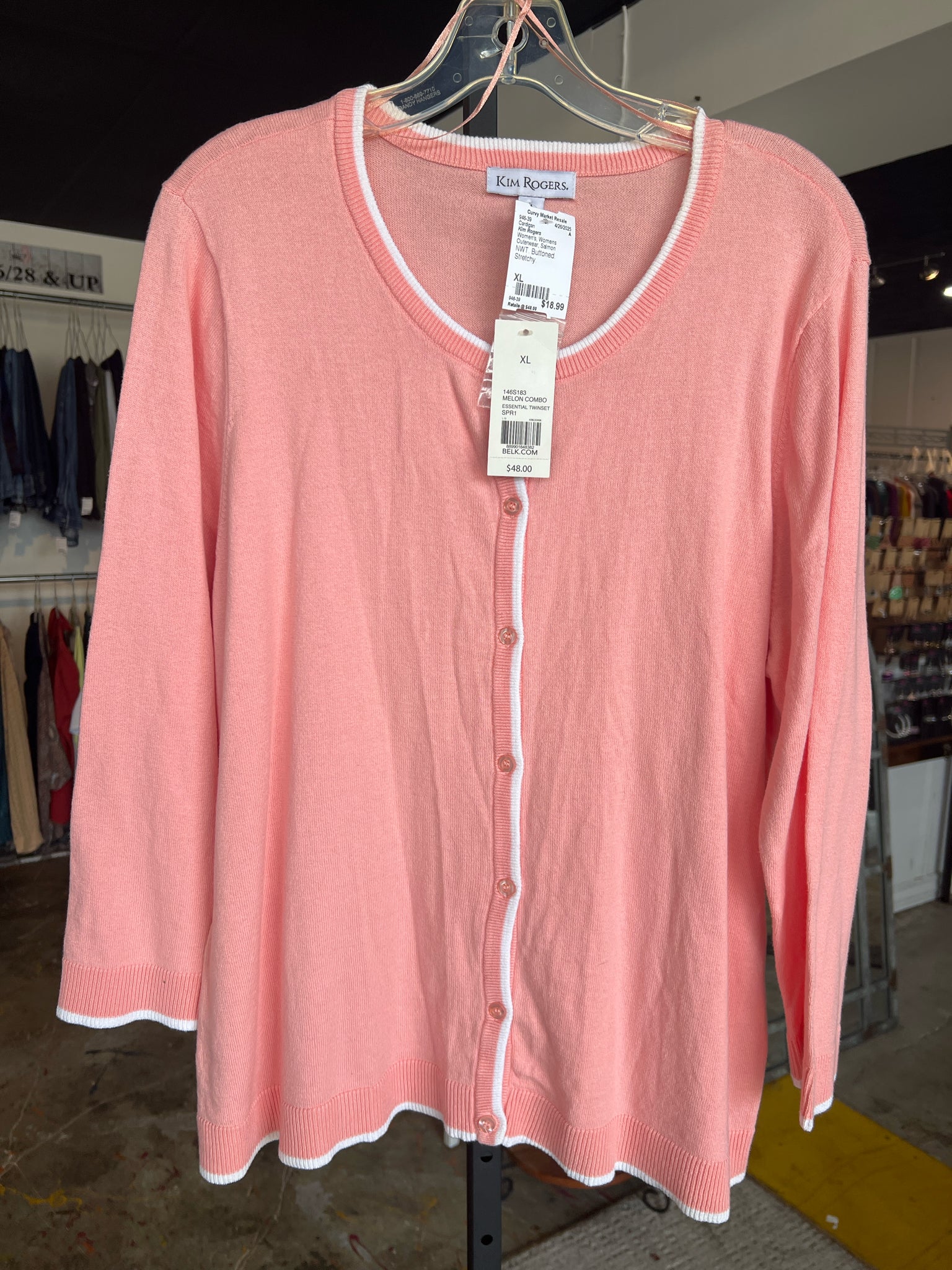 Kim Rogers Womens Outerwear Size XL Cardigan
