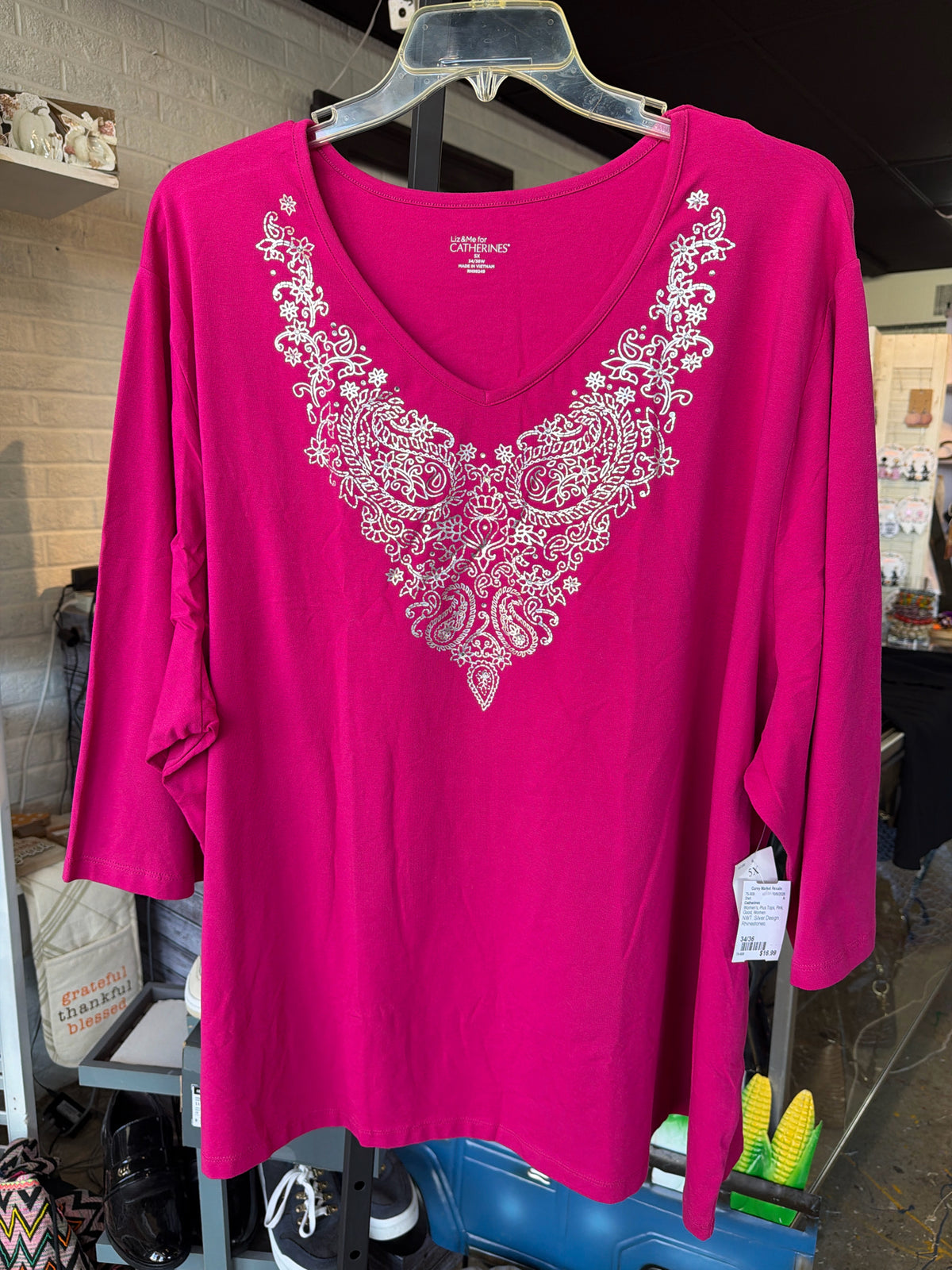 Catherines Plus Tops Size 34/36 Shirt