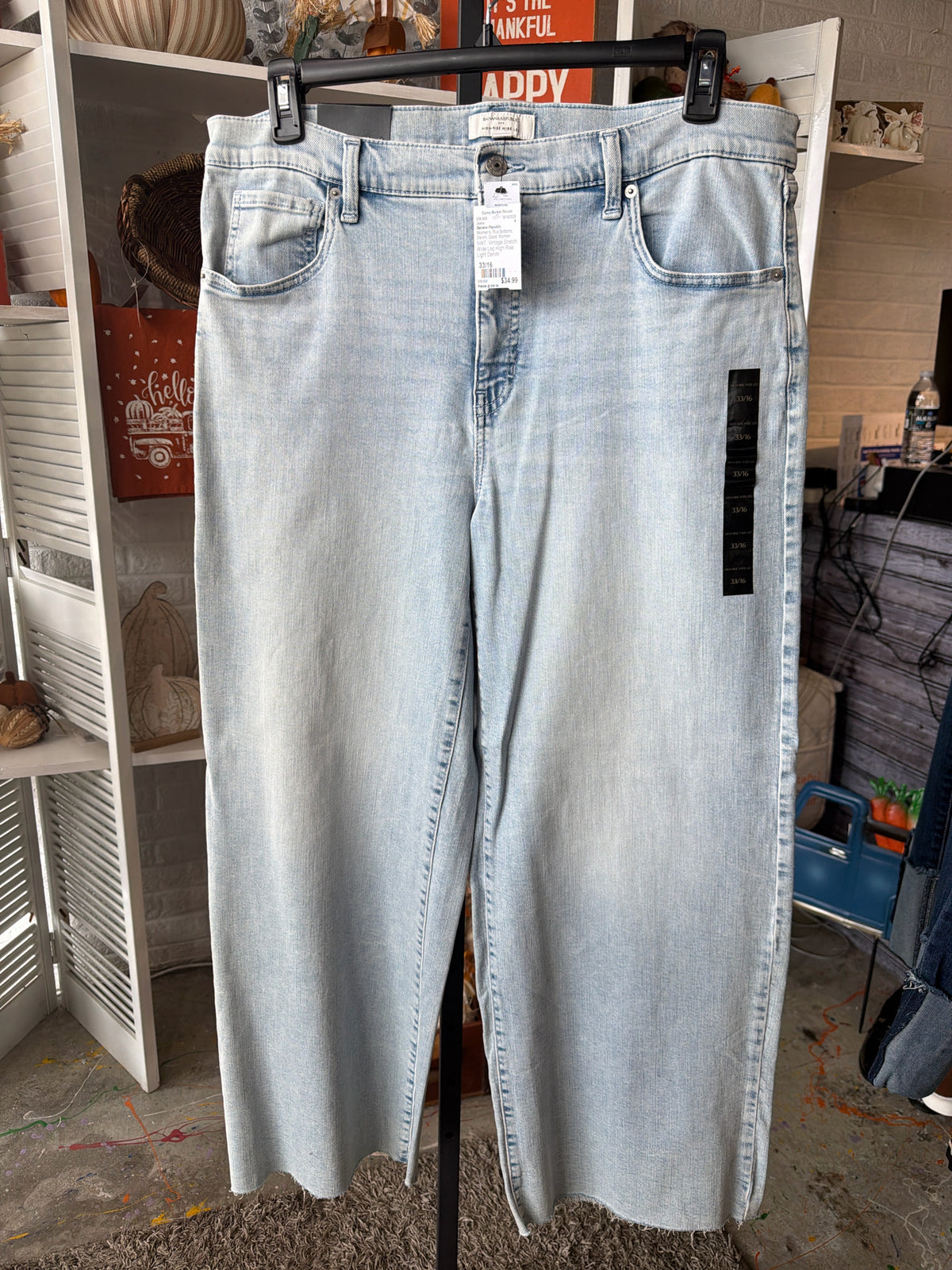 Banana Republic Plus Bottoms Size 33/16 Jeans