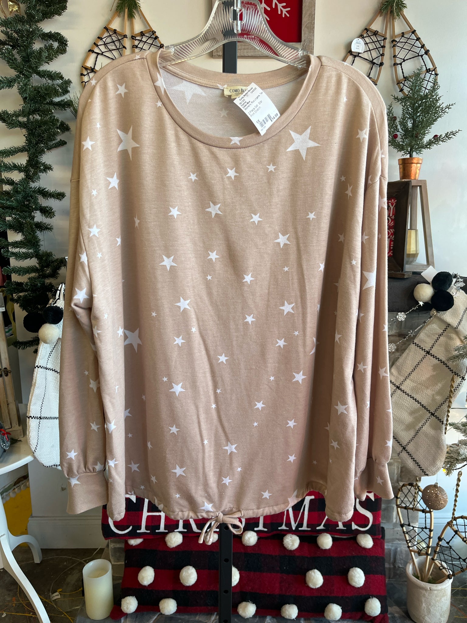 Como Blue Plus Lingerie Size 1X Pajamas