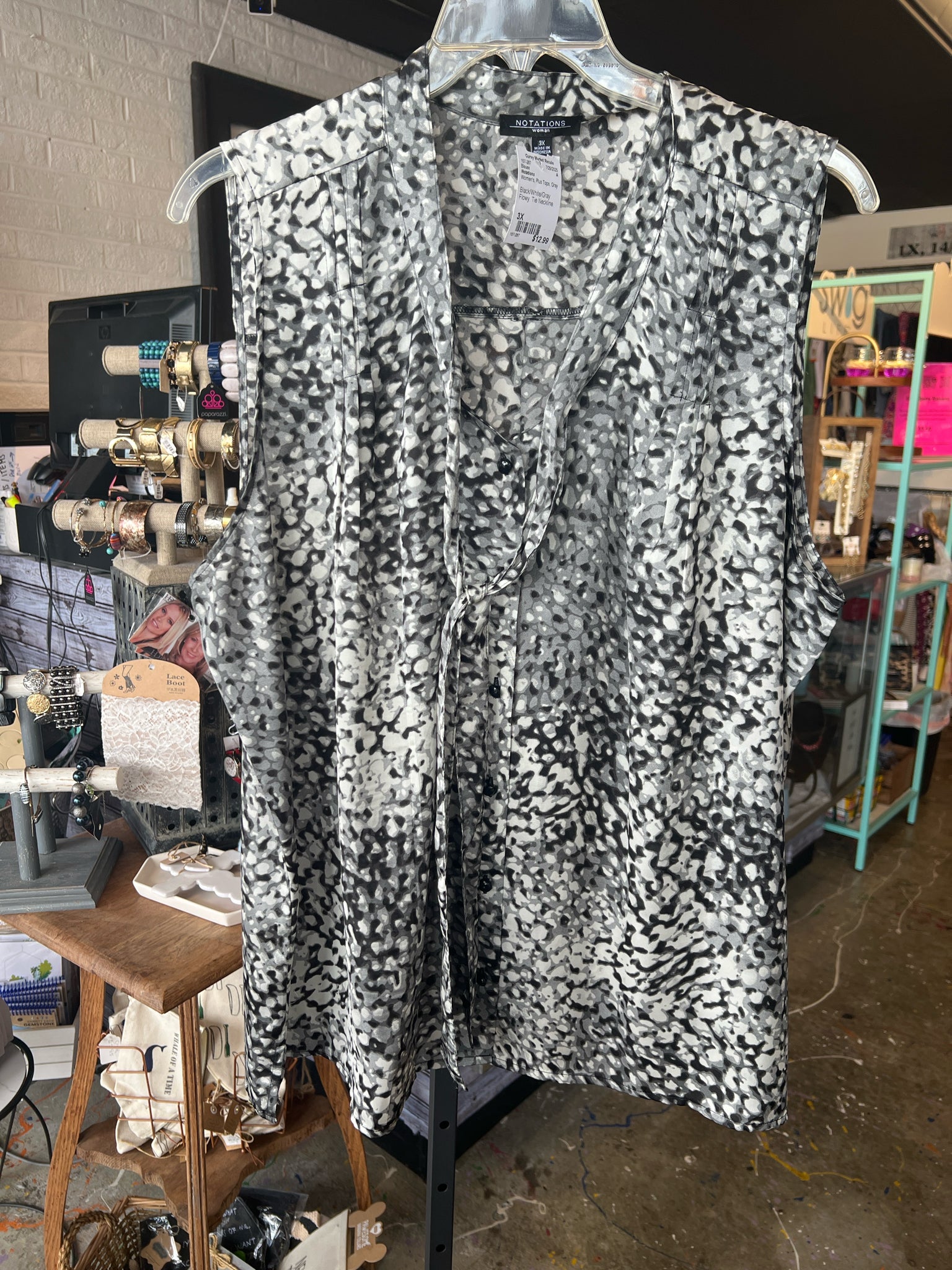 Notations Plus Tops Size 3X Blouse
