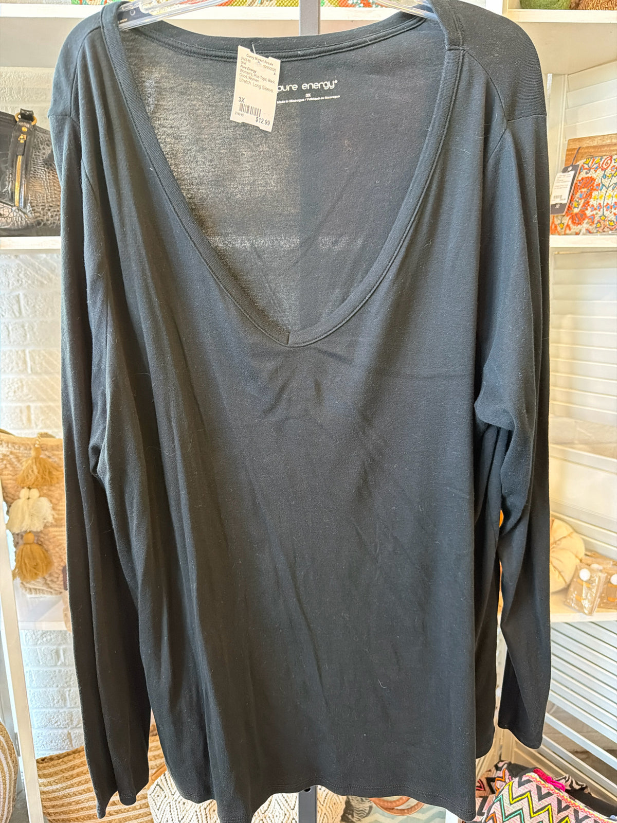 Pure Energy Plus Tops Size 3X Shirt