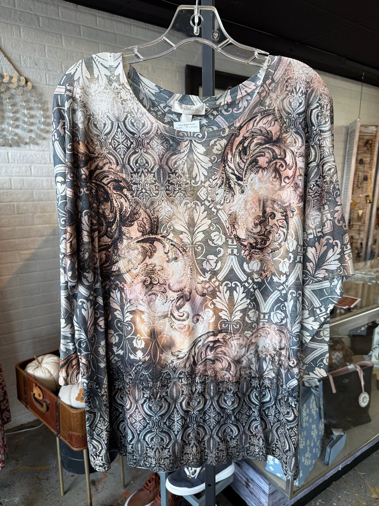 Dressbarn Womens Tops Size XL Blouse
