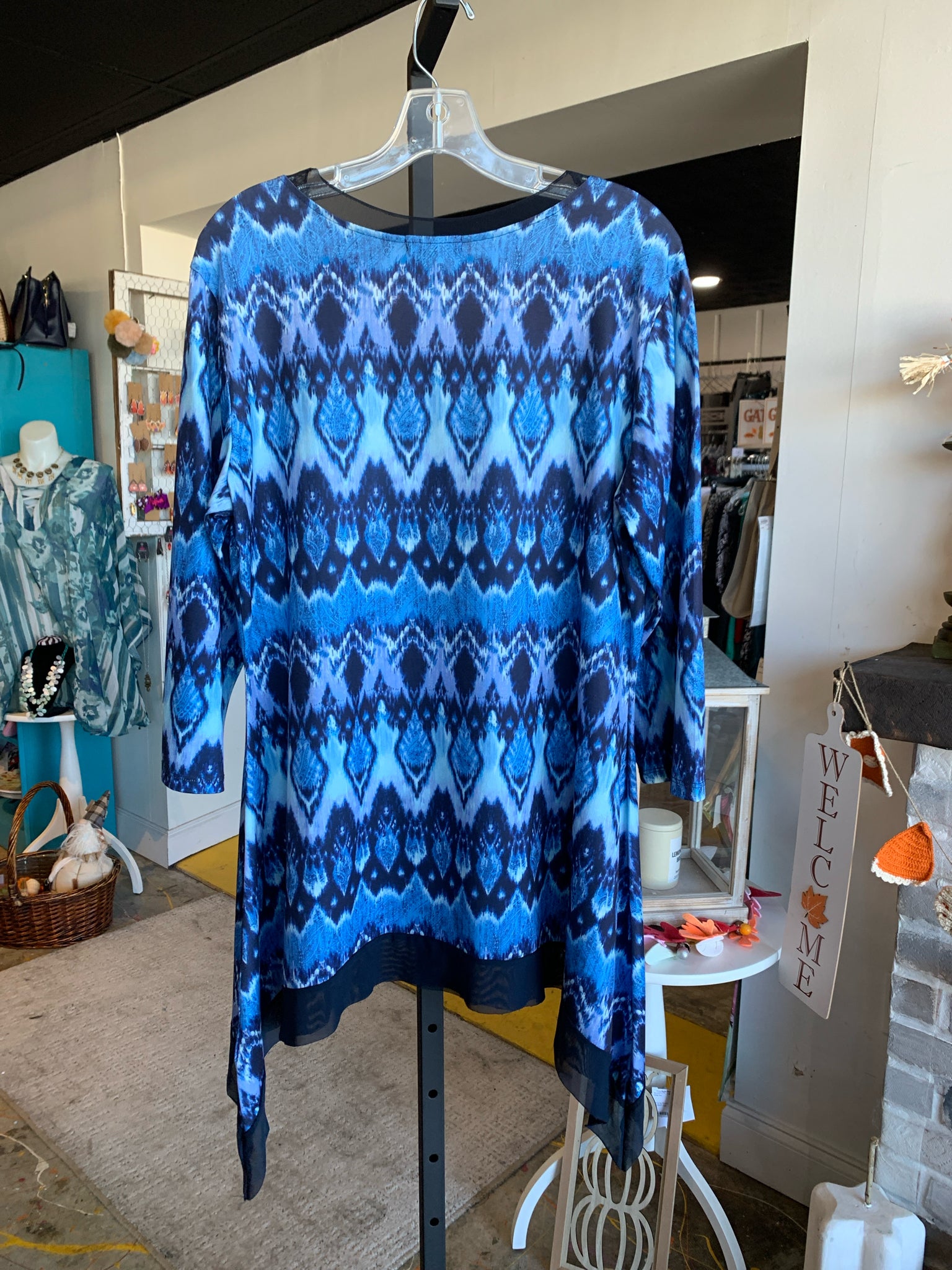 Indigo Soul Womens Tops Size L Blouse