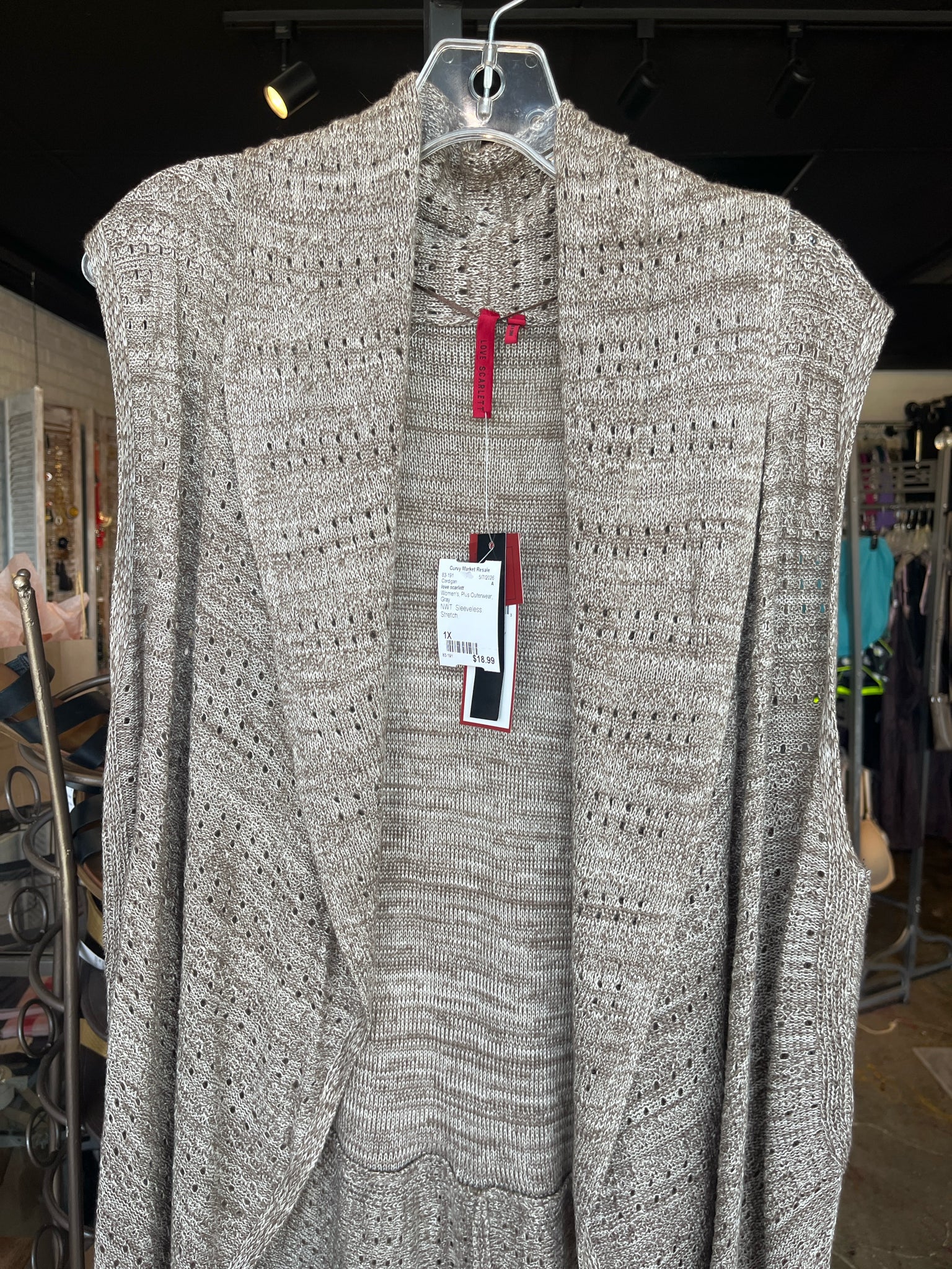 love scarlett Plus Outerwear Size 1X Cardigan