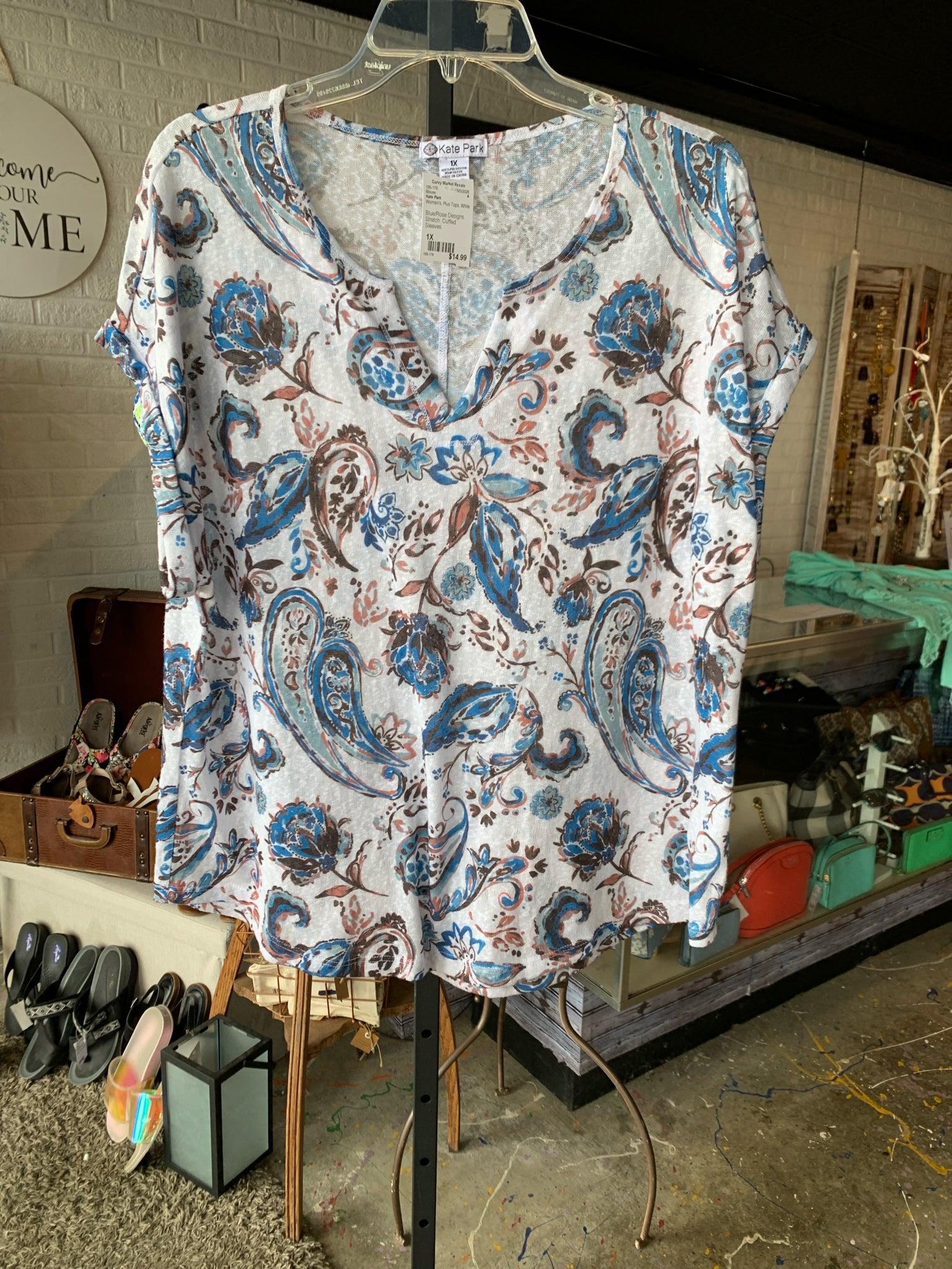 Kate Park Plus Tops Size 1X Blouse
