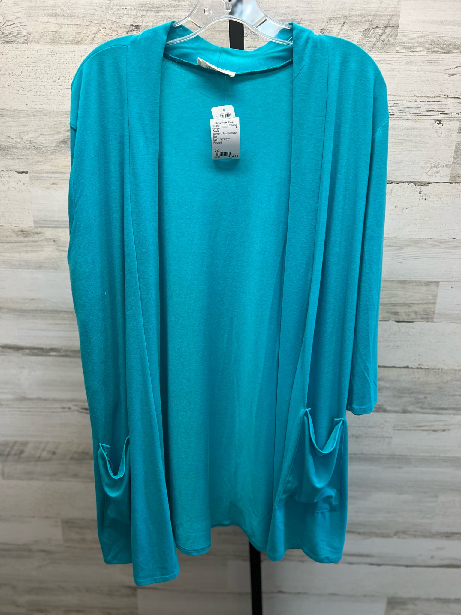 Zenana Plus Outerwear Size 2X Cardigan
