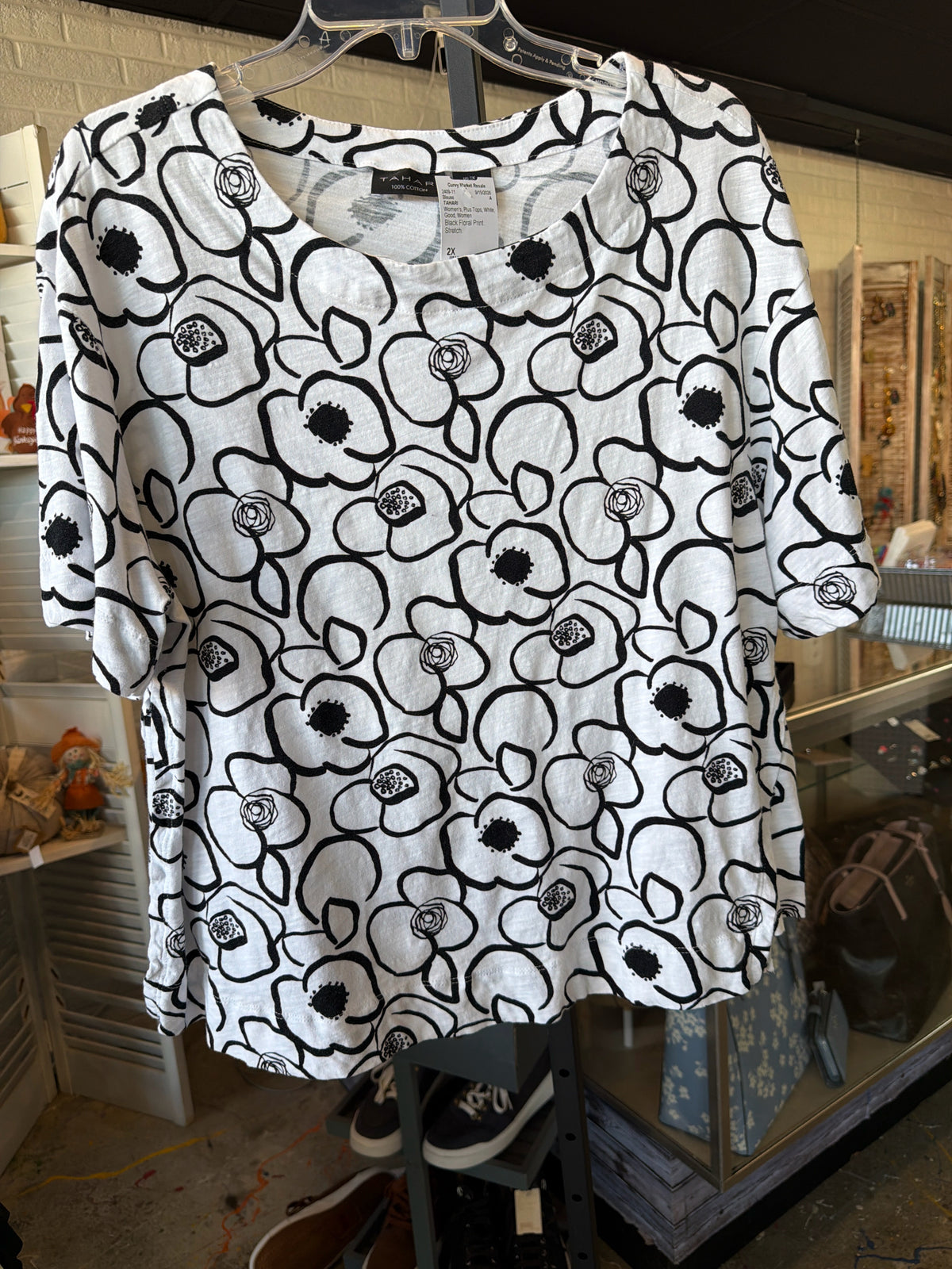 TAHARI Plus Tops Size 2X Blouse