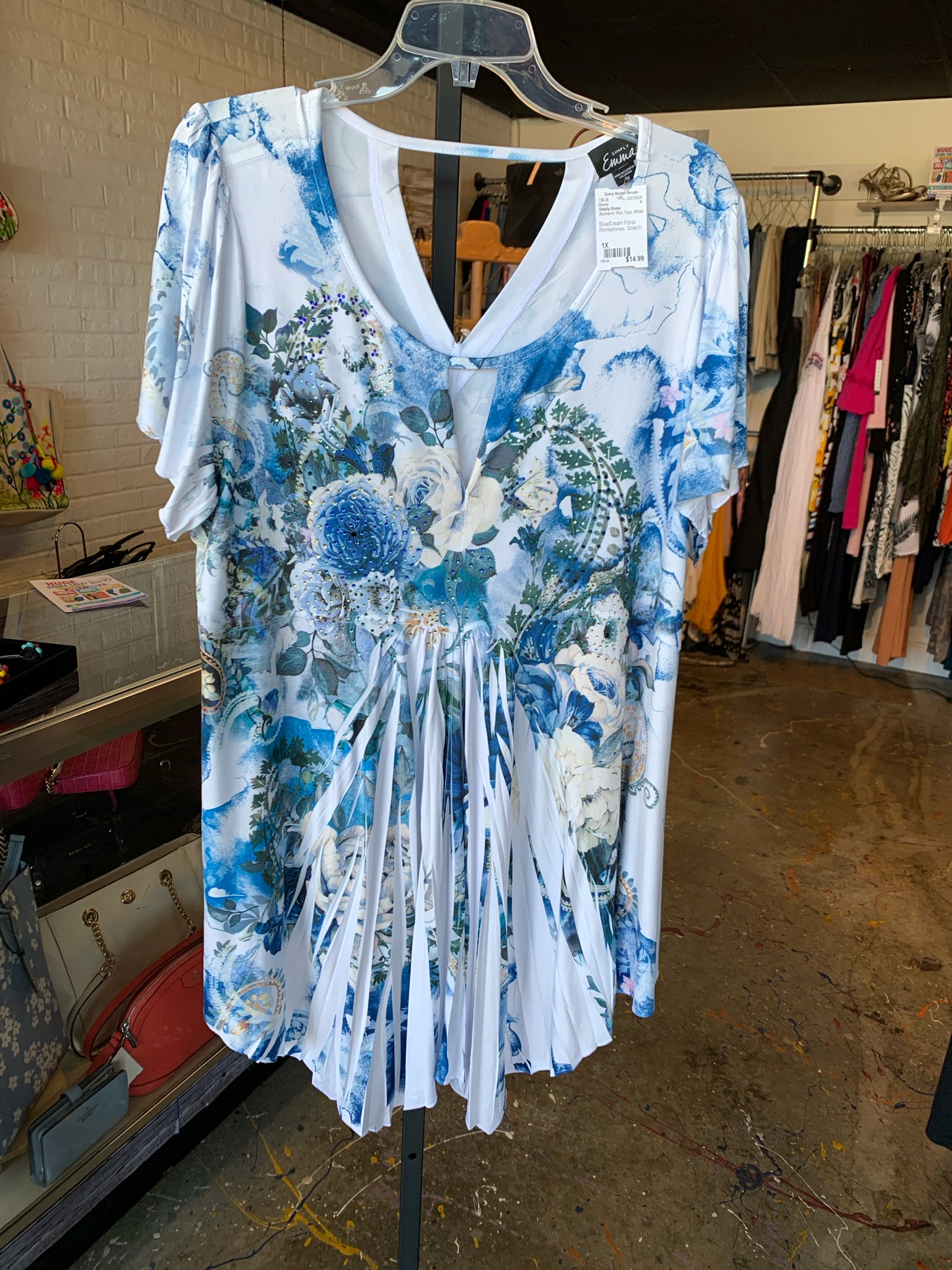Simply Emma Plus Tops Size 1X Blouse