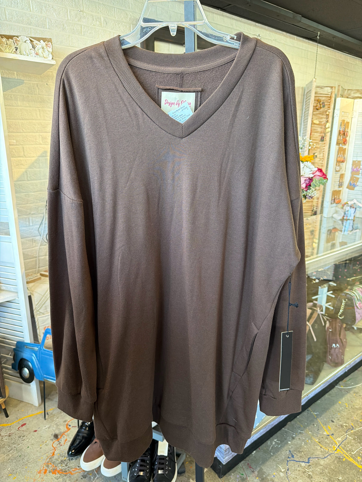 Design by Olivia Womens Outerwear Size L/XL Sweatshirt