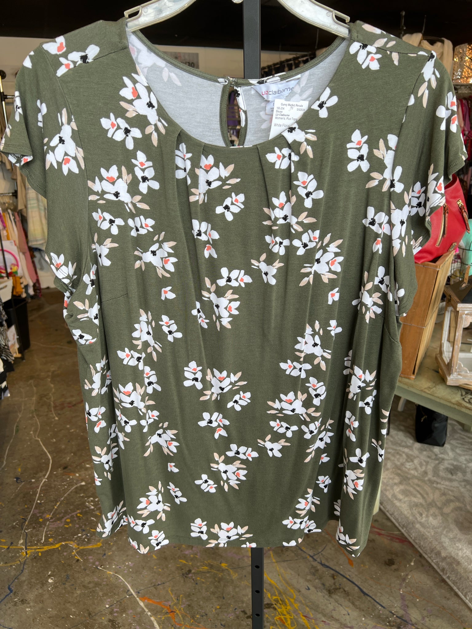 Liz Claiborne Plus Tops Size 1X Blouse