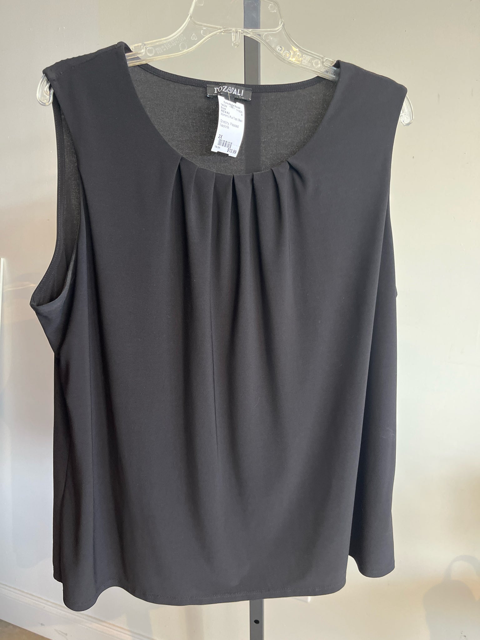 ROZ & ALI Plus Tops Size 2X Blouse