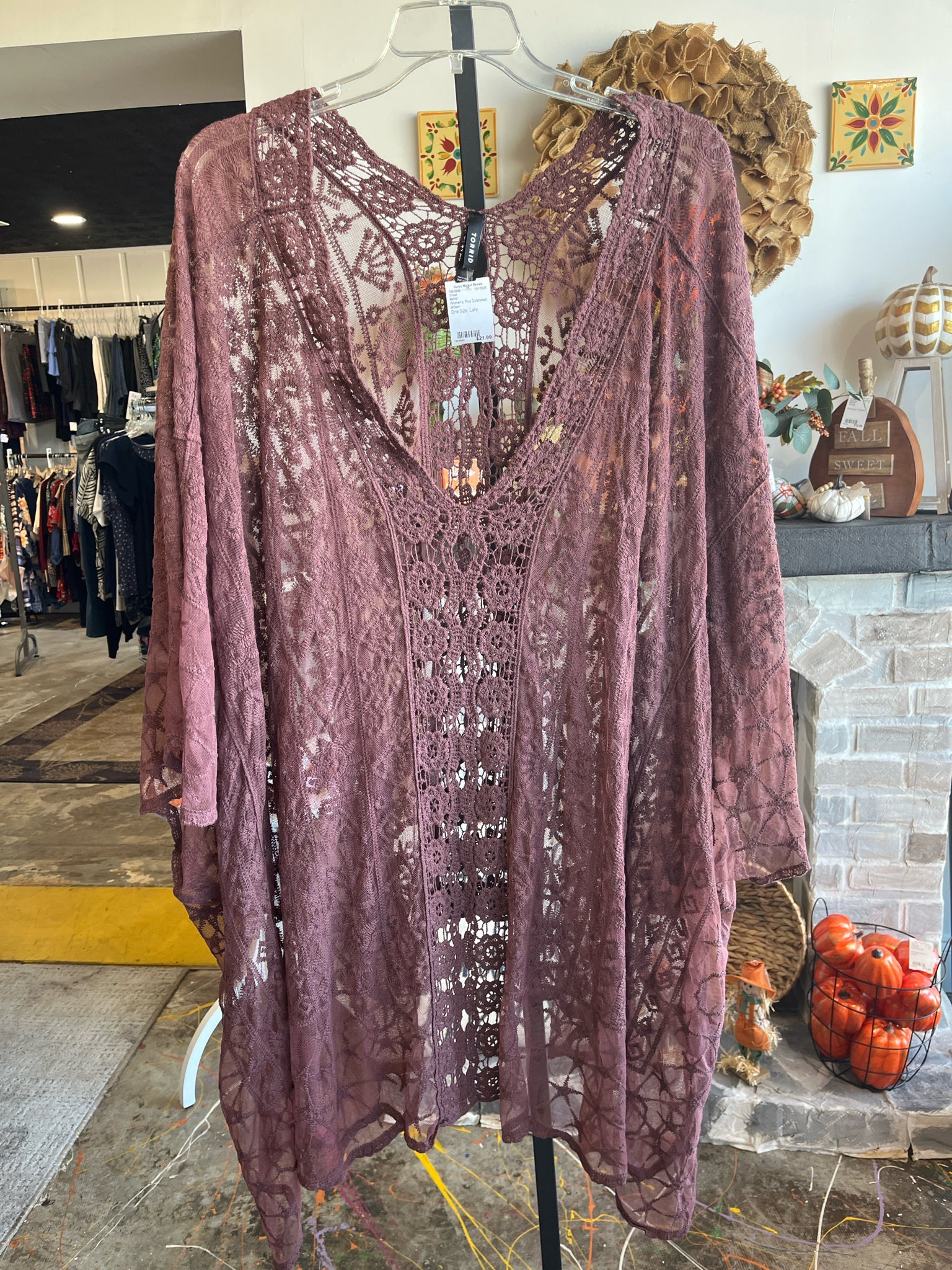 torrid Brown Shawl