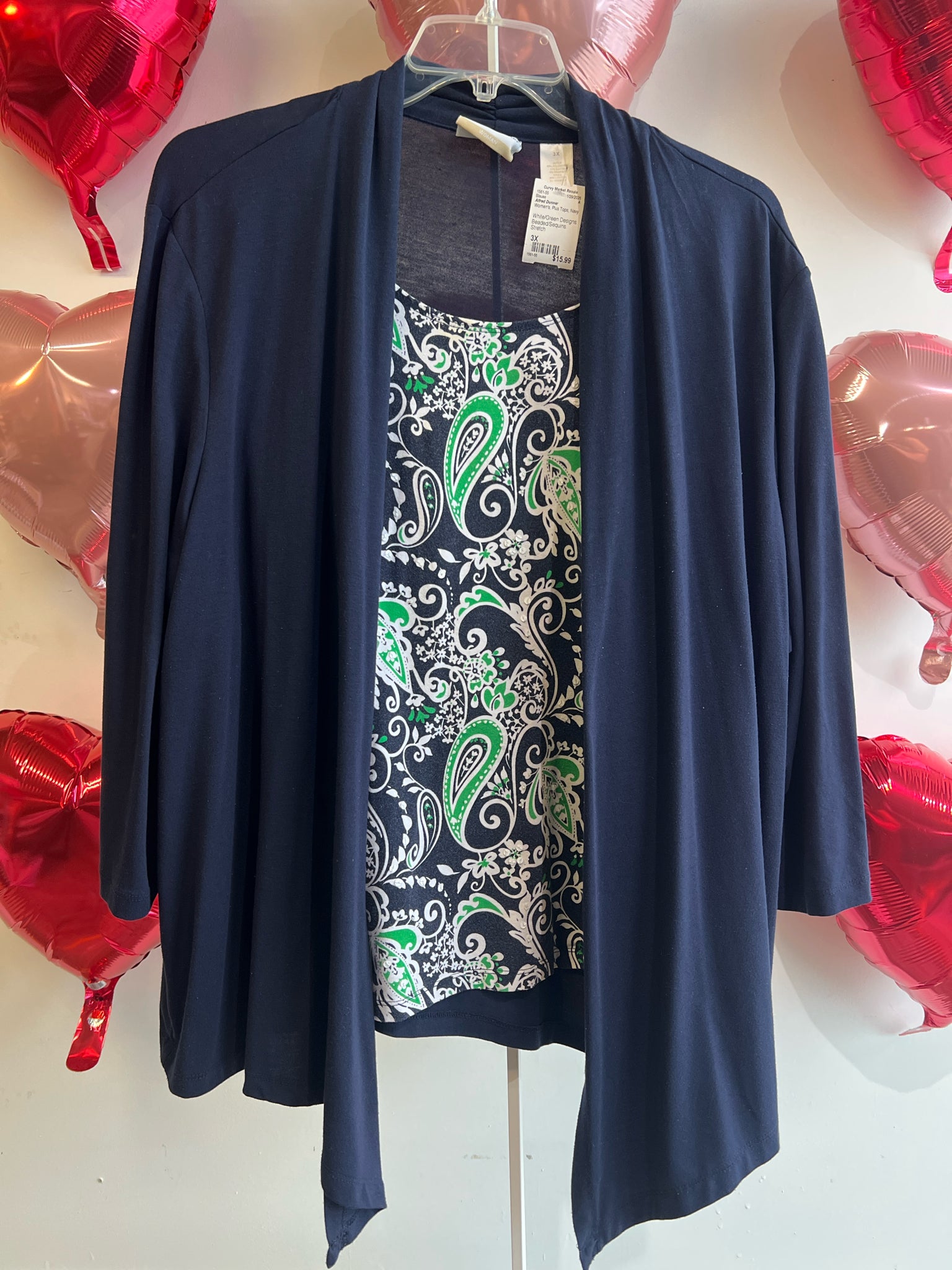 Alfred Dunner Plus Tops Size 3X Blouse