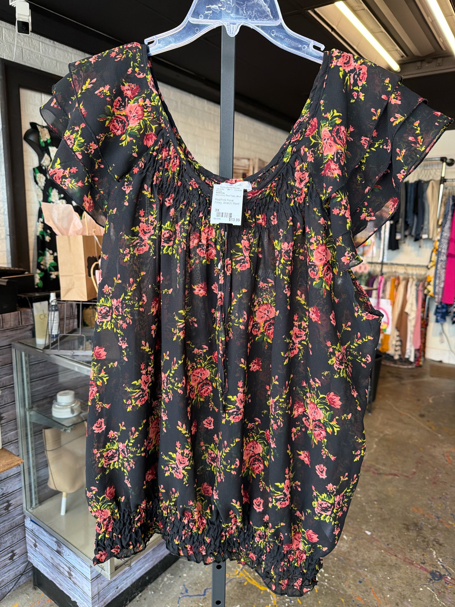 MARISOL Plus Tops Size 3X Blouse