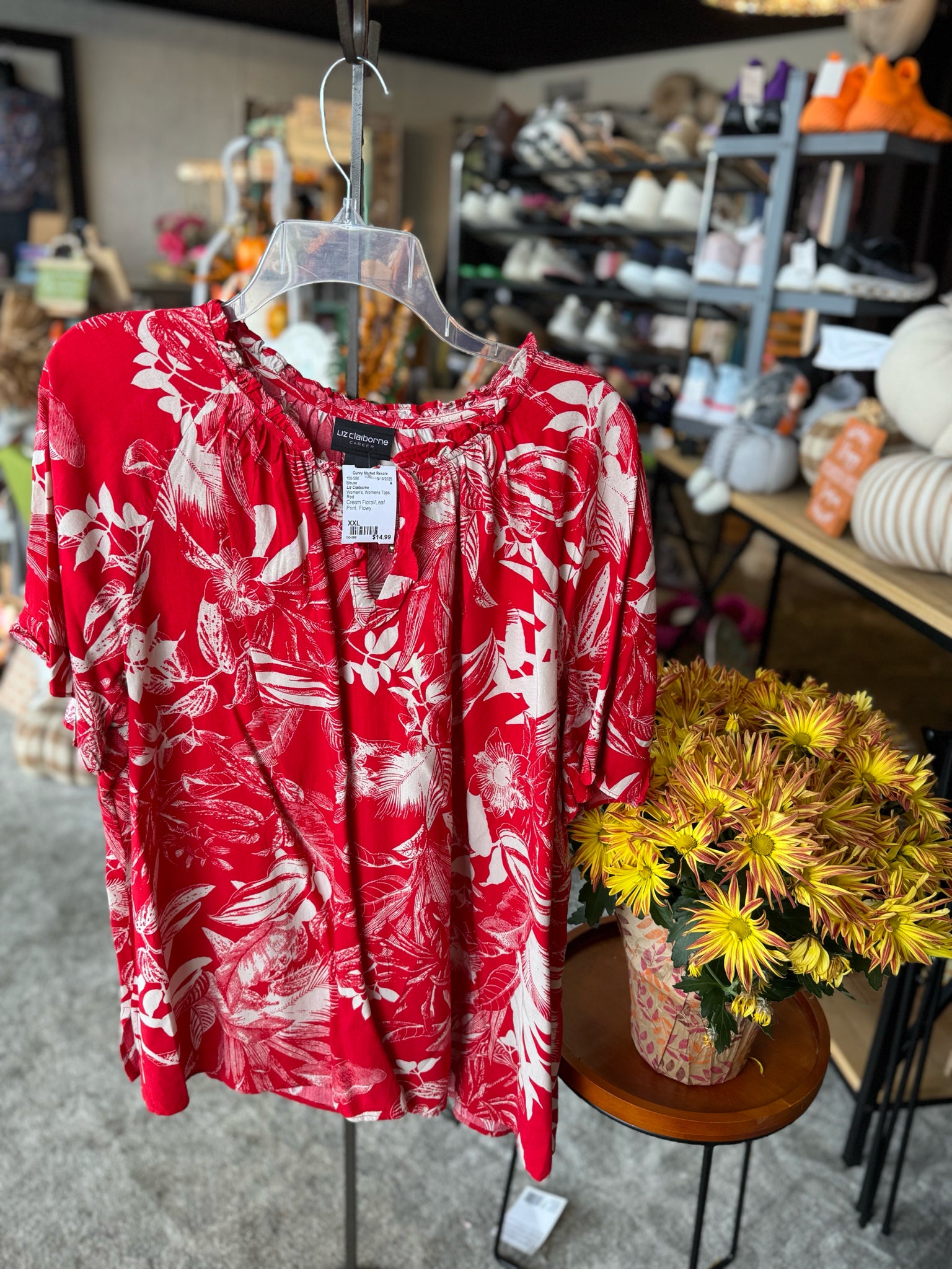 Liz Claiborne Womens Tops Size XXL Blouse