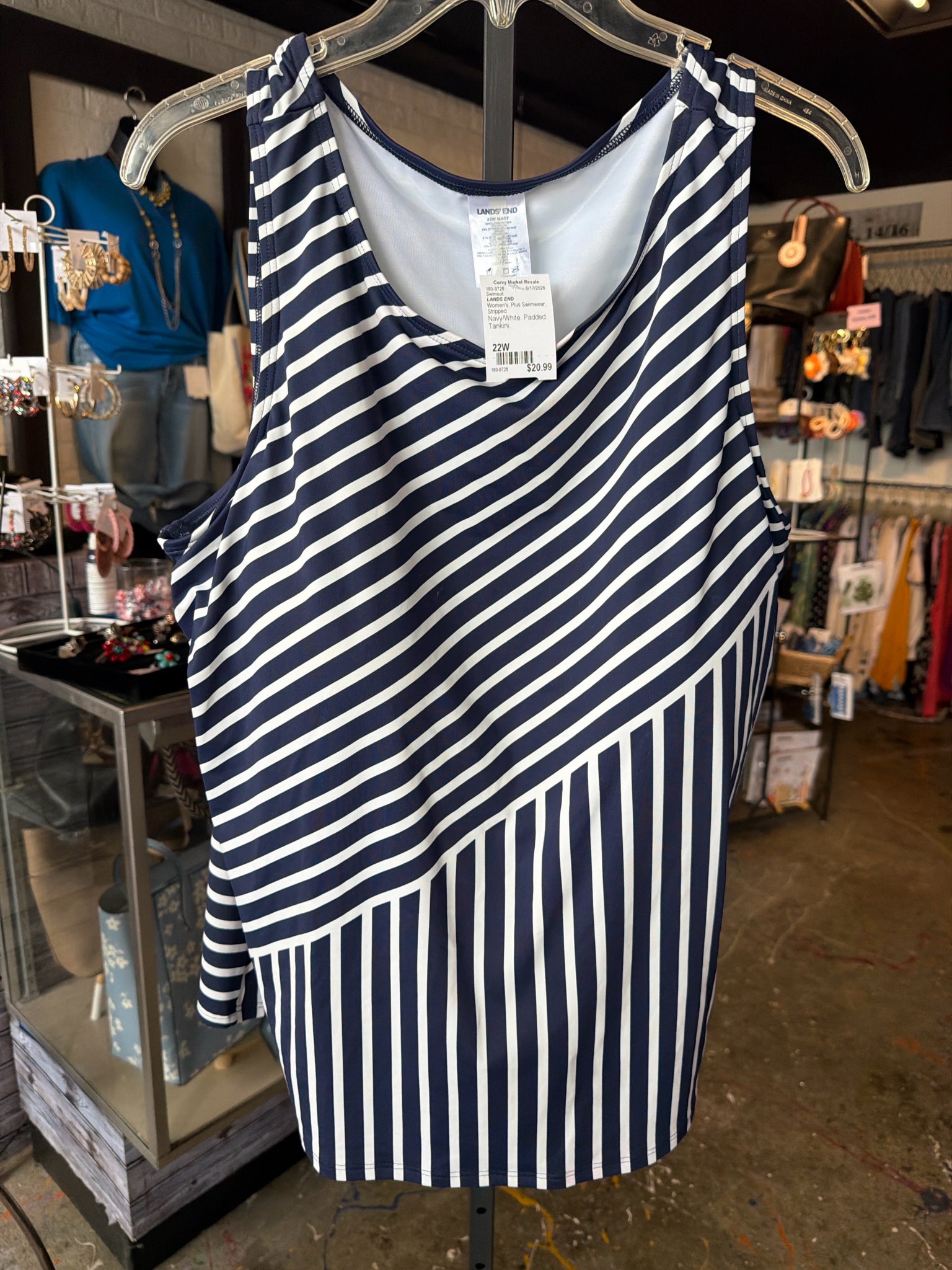 LANDS END Plus Swimwear Size 22W Swimsuit