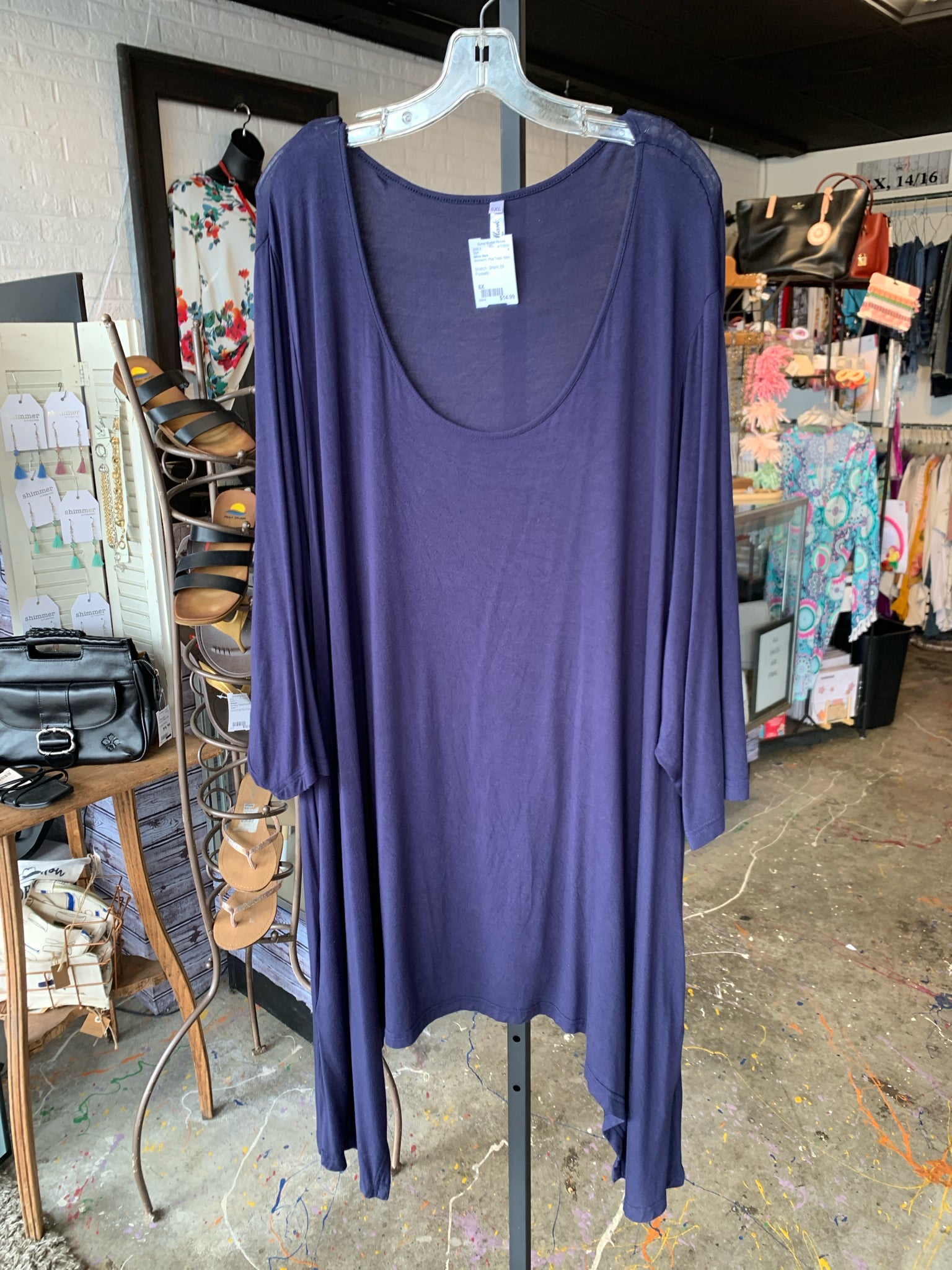 White Mark Plus Tops Size 6X Shirt