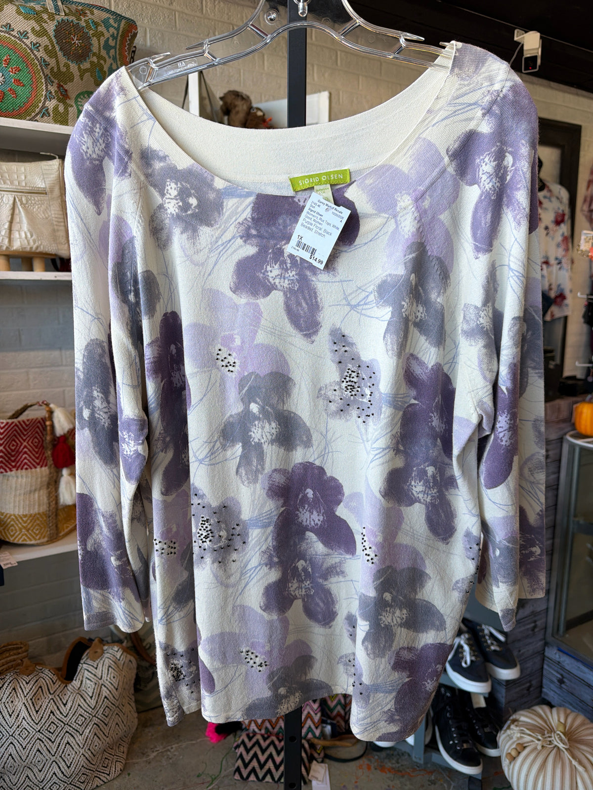 Sigrid Olsen Plus Tops Size 1X Shirt