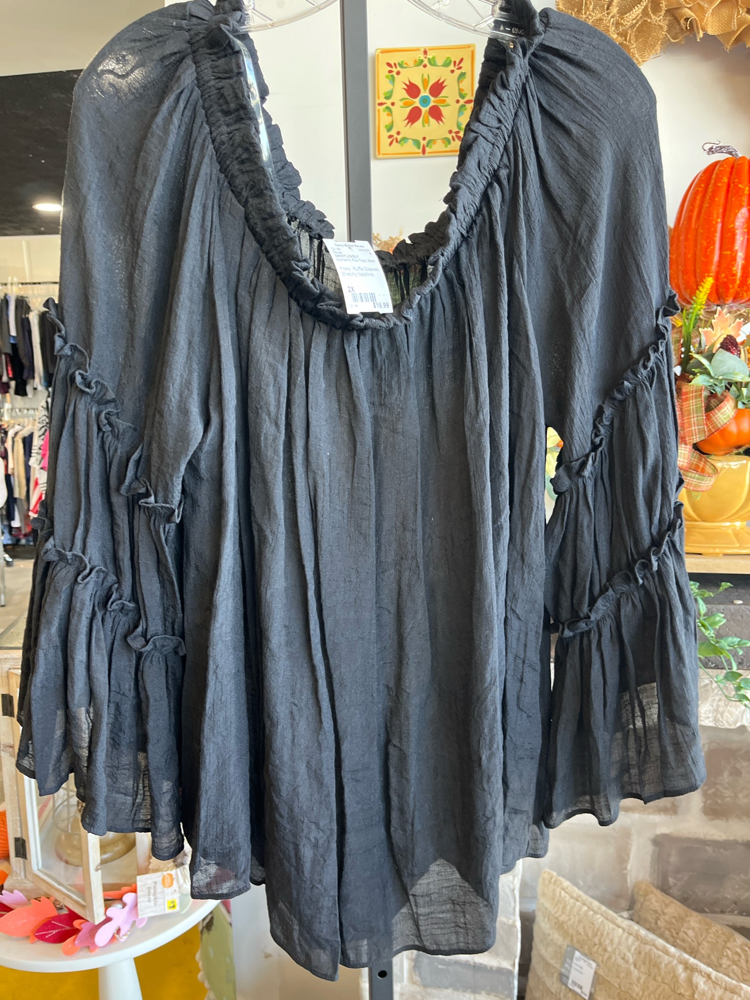 SWEET LOVELY Plus Tops Size 2X Blouse