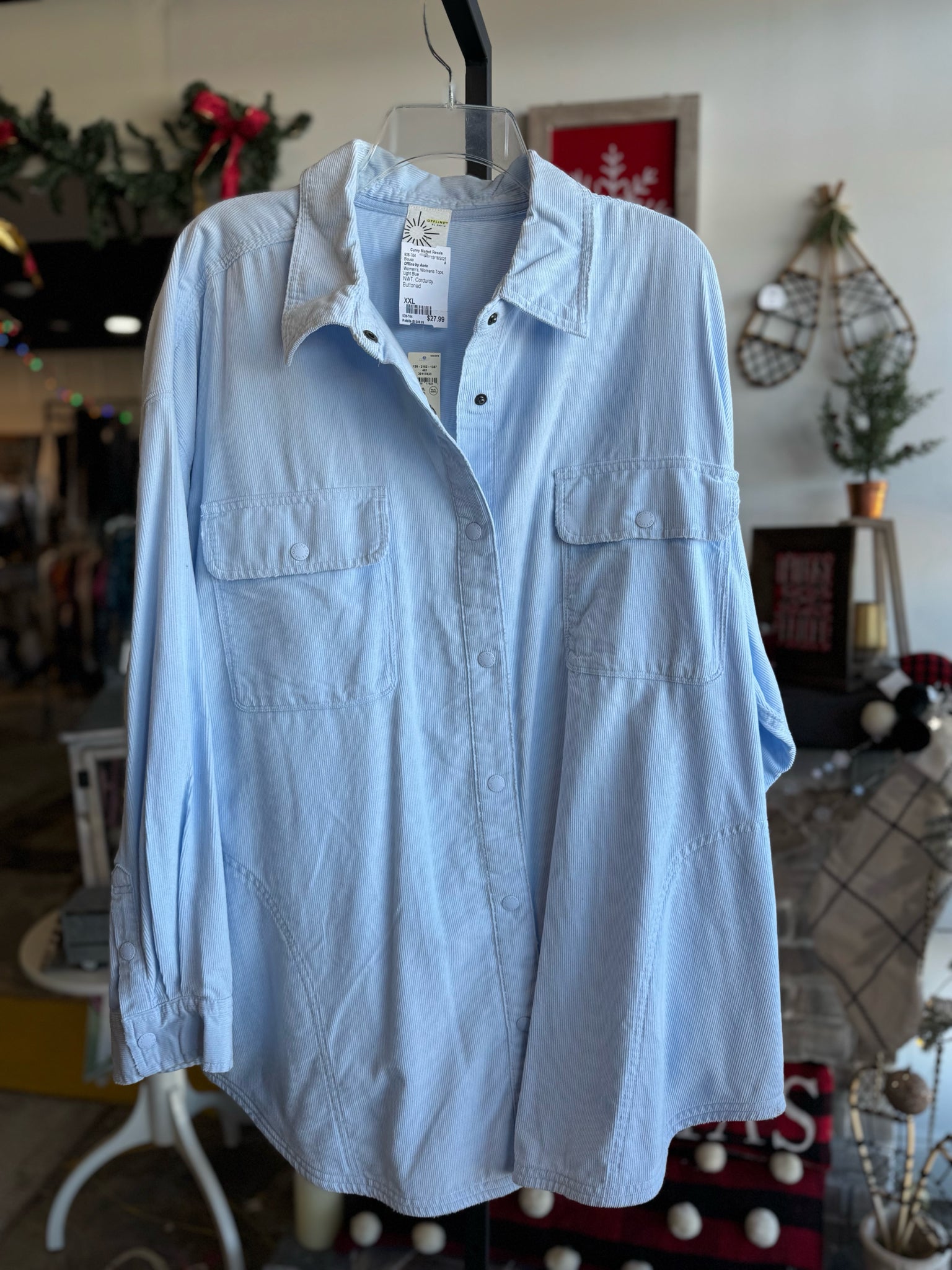 Offline by Aerie Womens Tops Size XXL Blouse