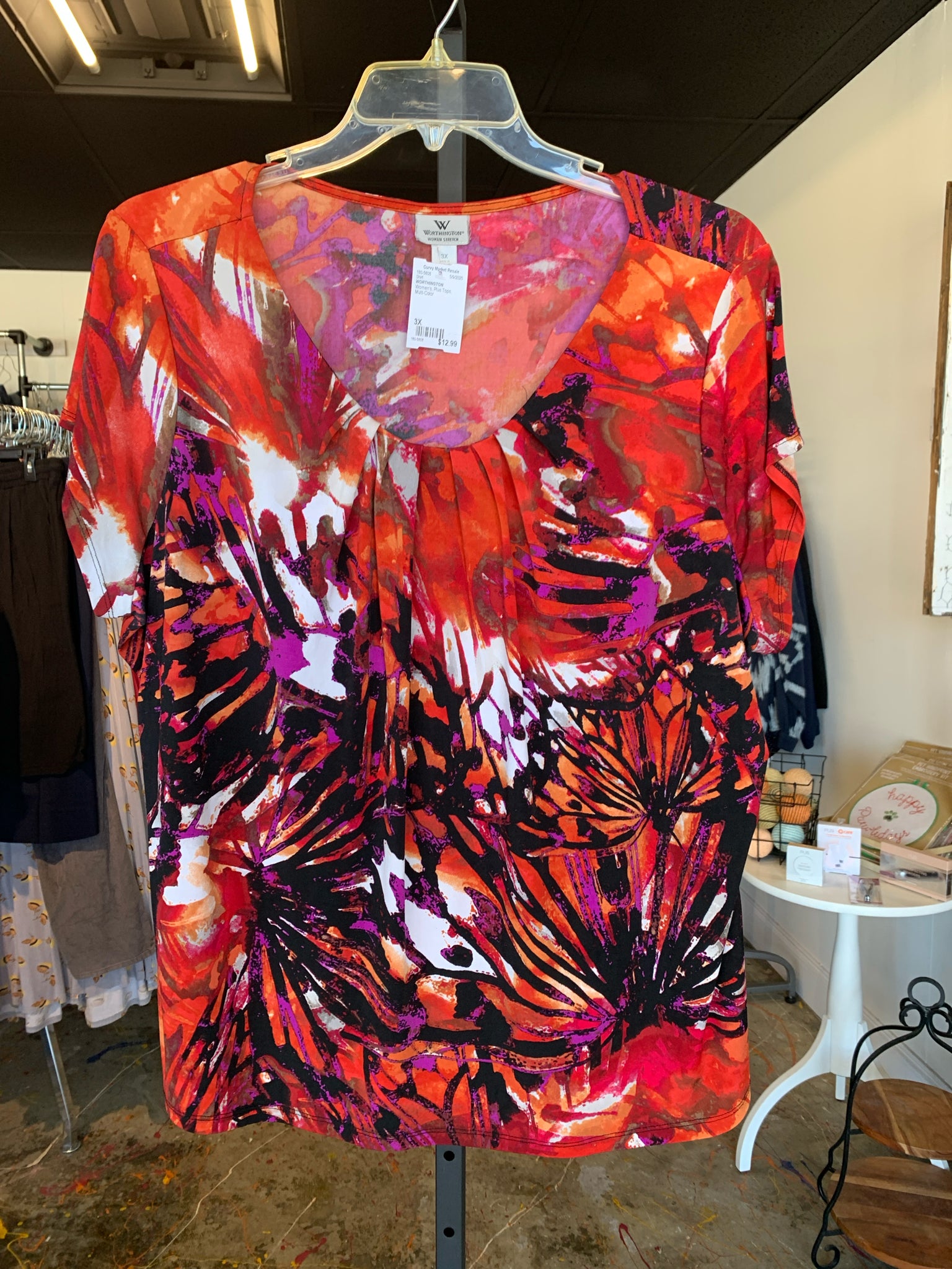WORTHINGTON Plus Tops Size 3X Shirt