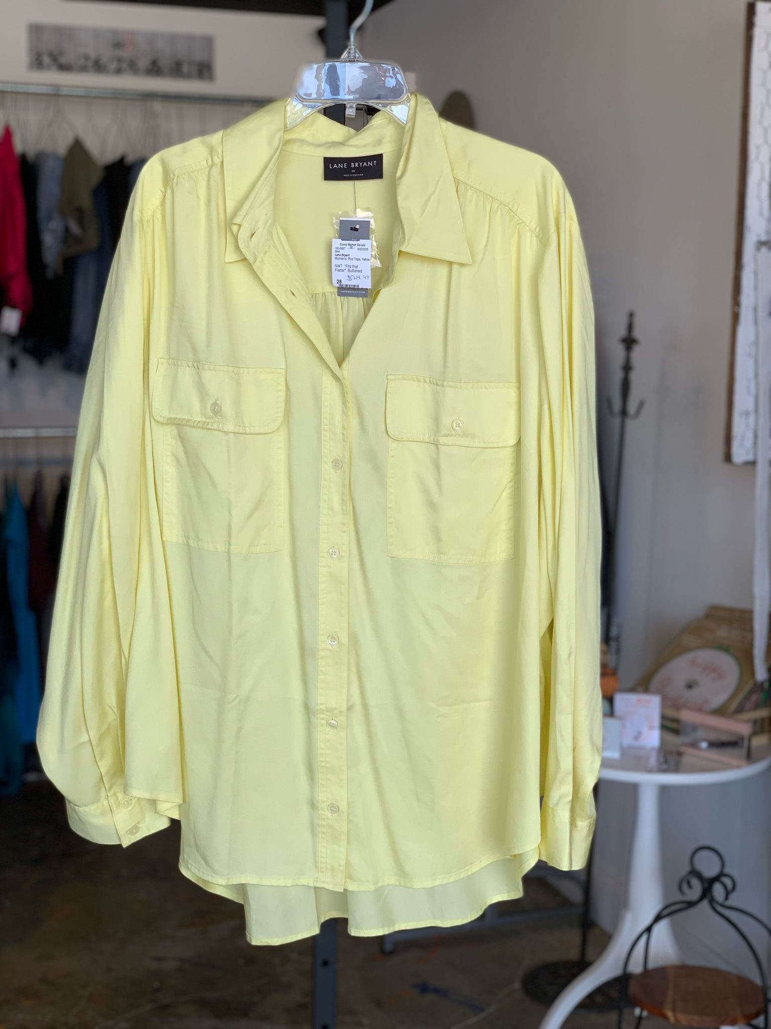 Lane Bryant Plus Tops Size 28 Shirt