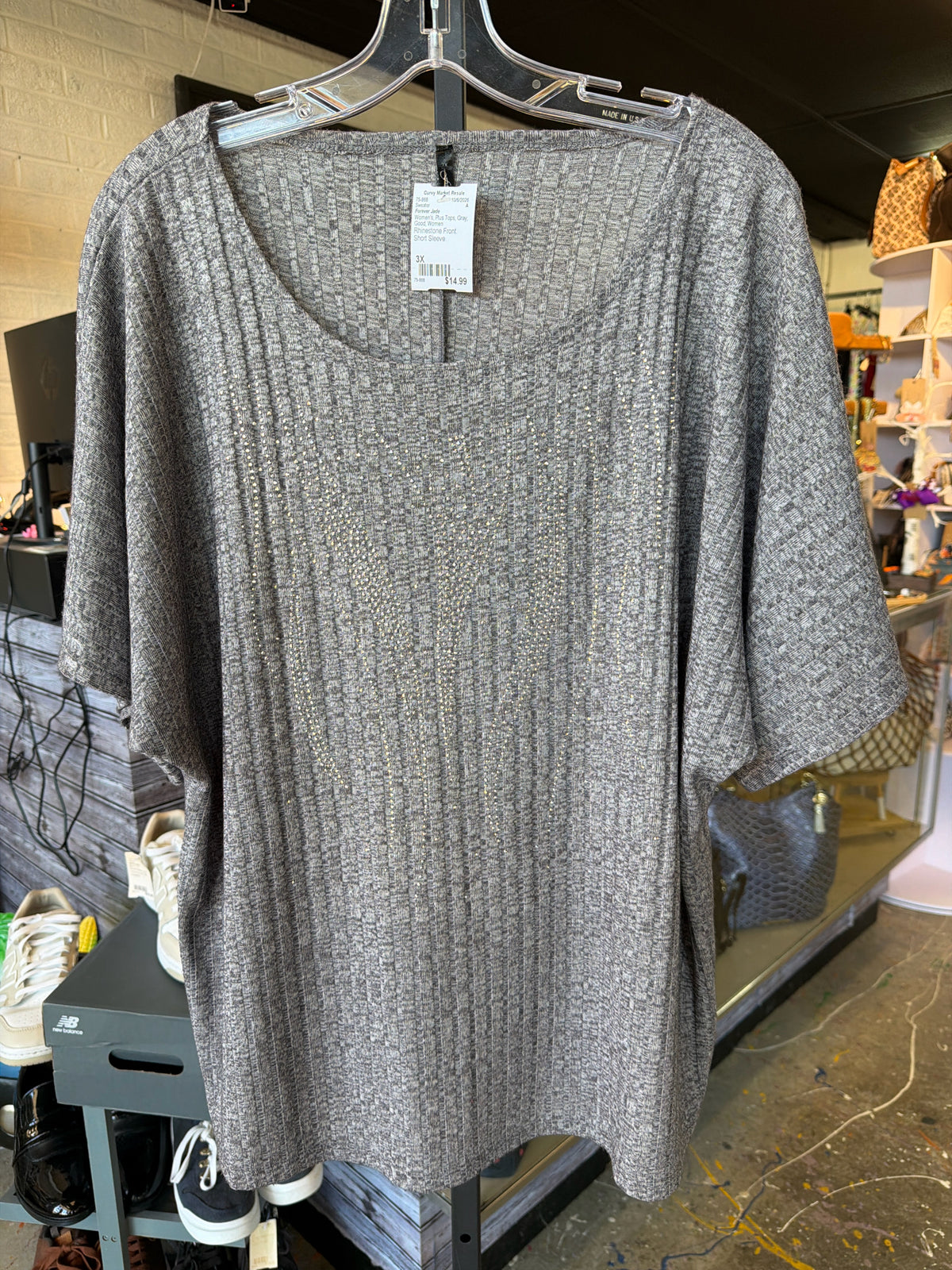Forever Jade Plus Tops Size 3X Sweater