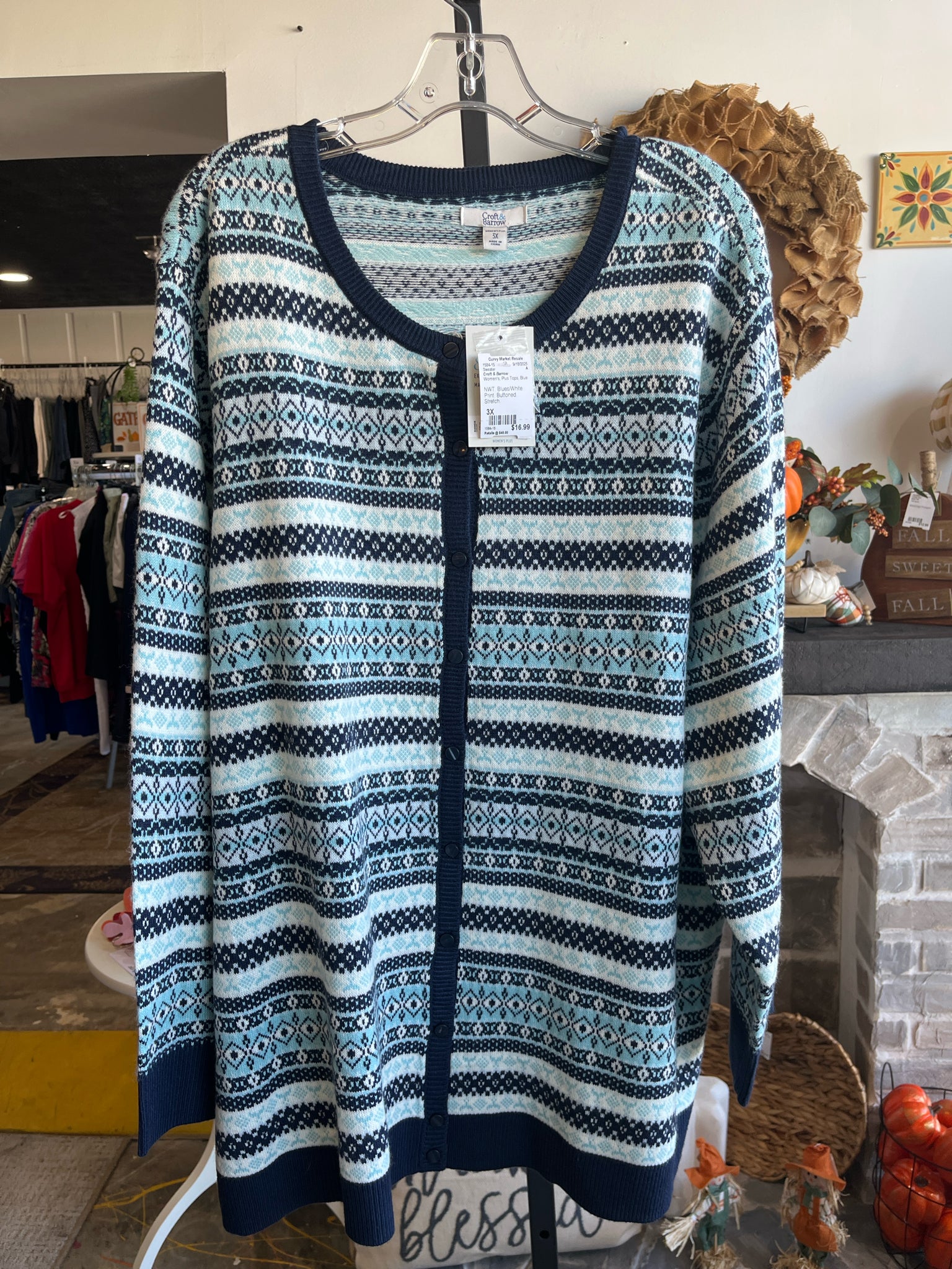 Croft & Barrow Plus Tops Size 3X Sweater