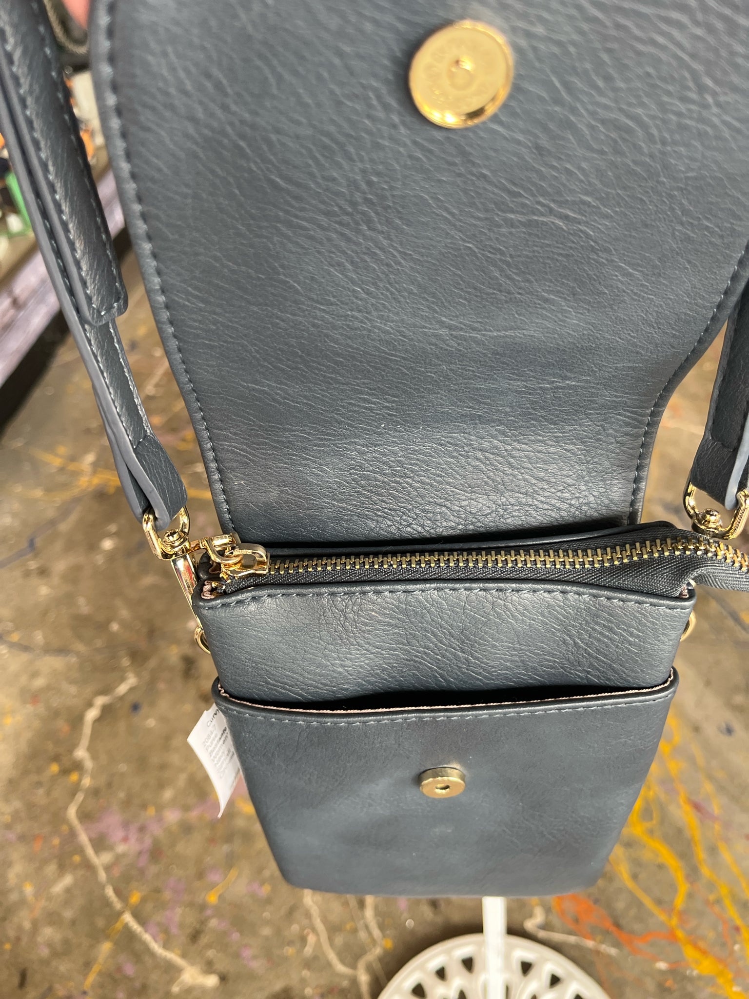Bostanten Navy Purse