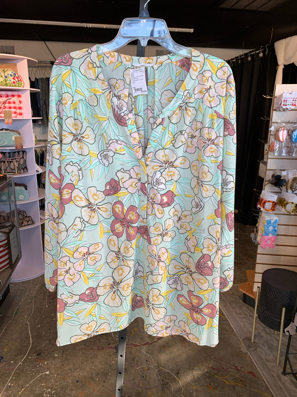 Milano Plus Tops Size 2X Blouse