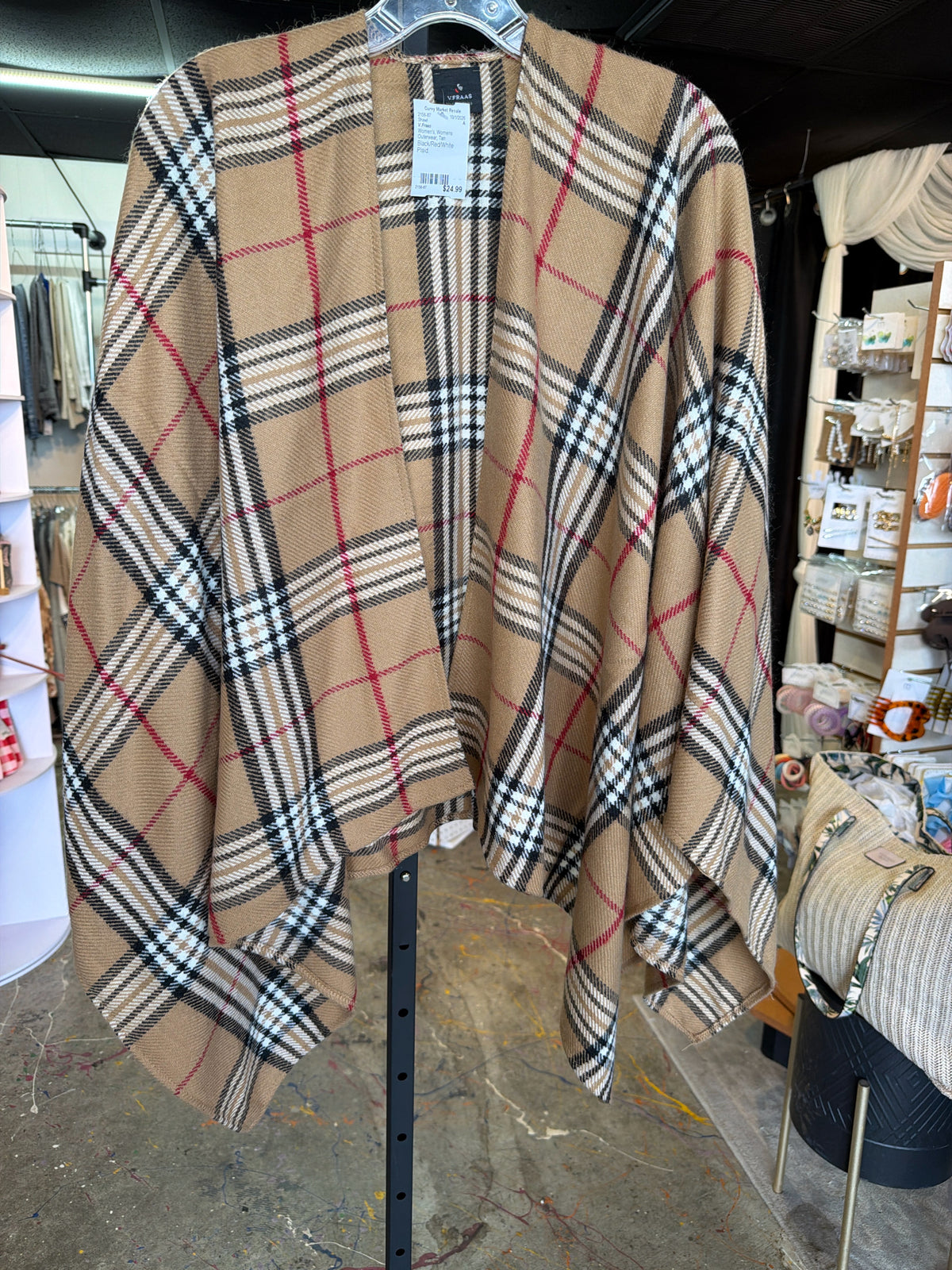 V.Fraas Tan Shawl