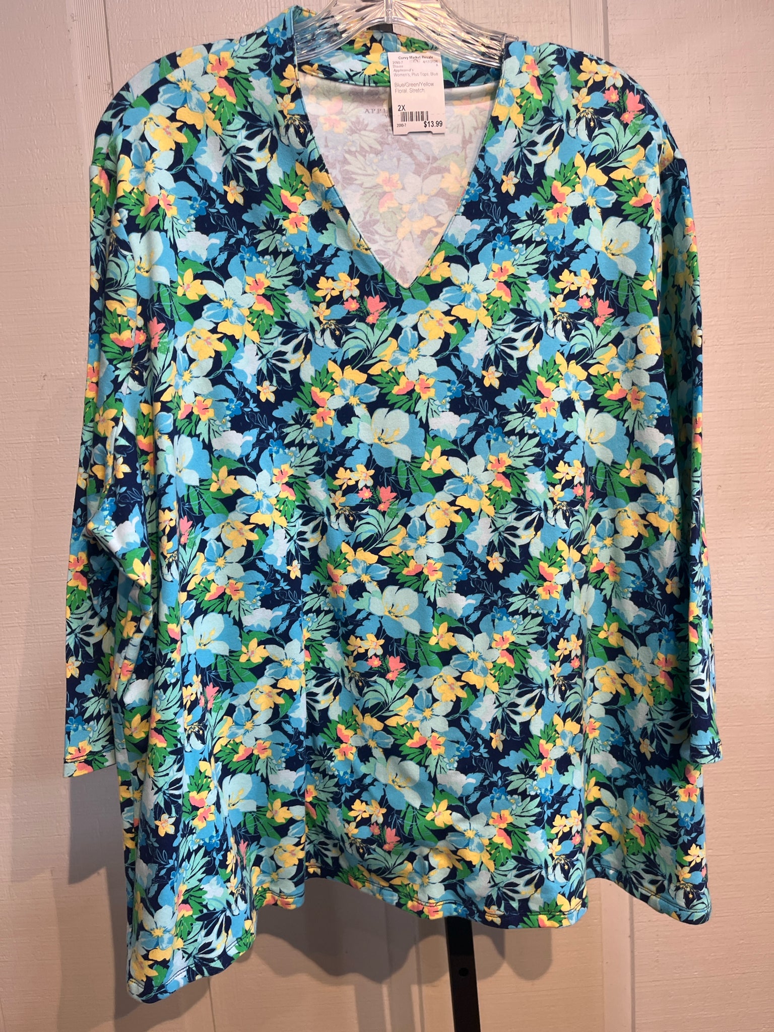 Appleseed's Plus Tops Size 2X Blouse