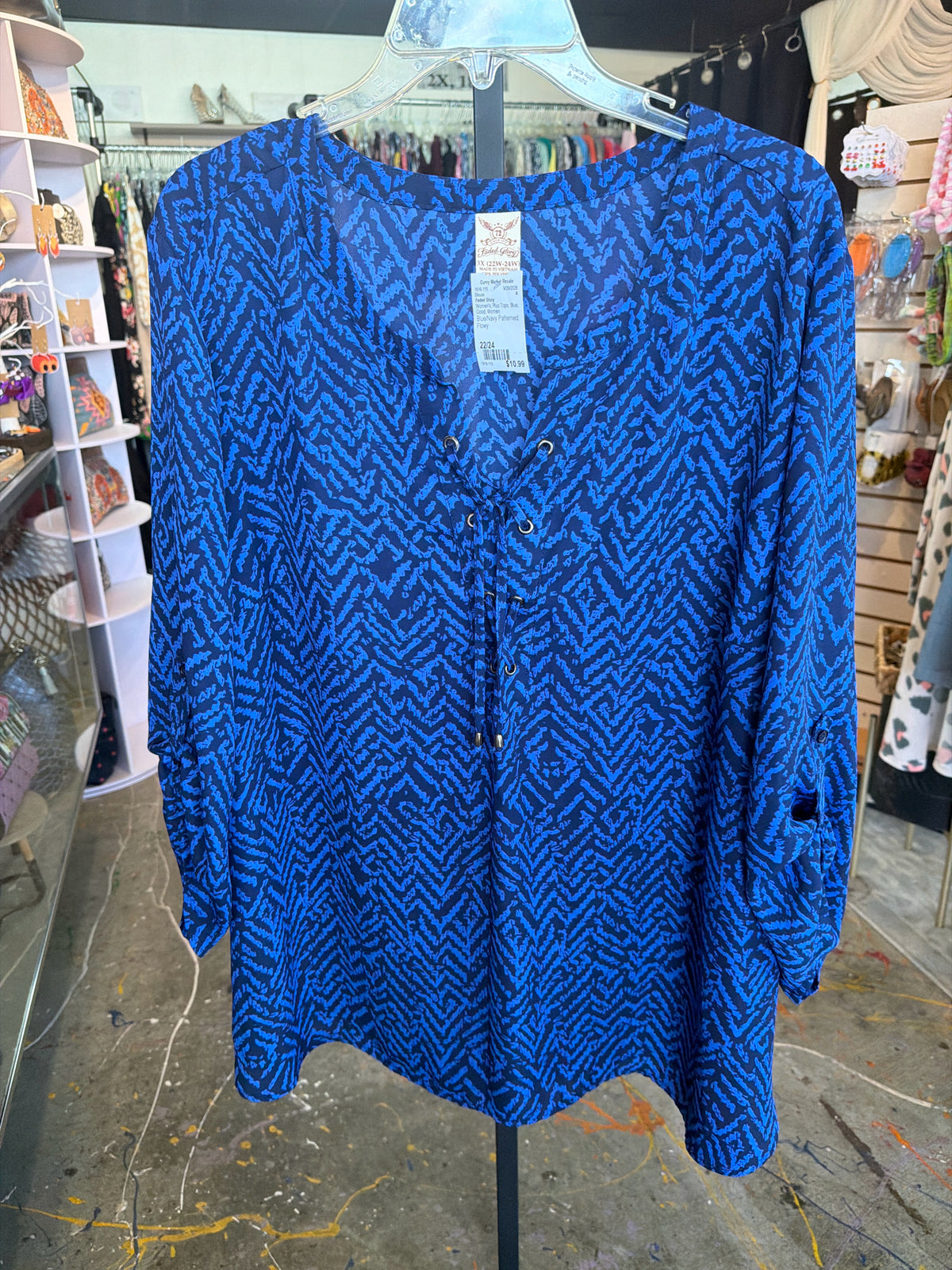 Faded Glory Plus Tops Size 22/24 Blouse