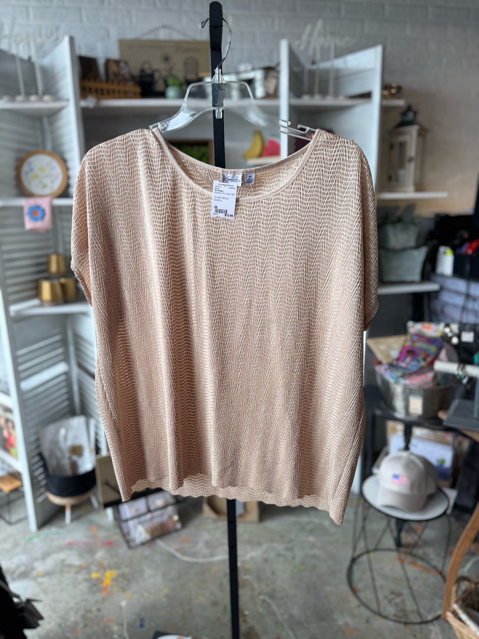 Kim Rogers Plus Tops Size 3X Blouse