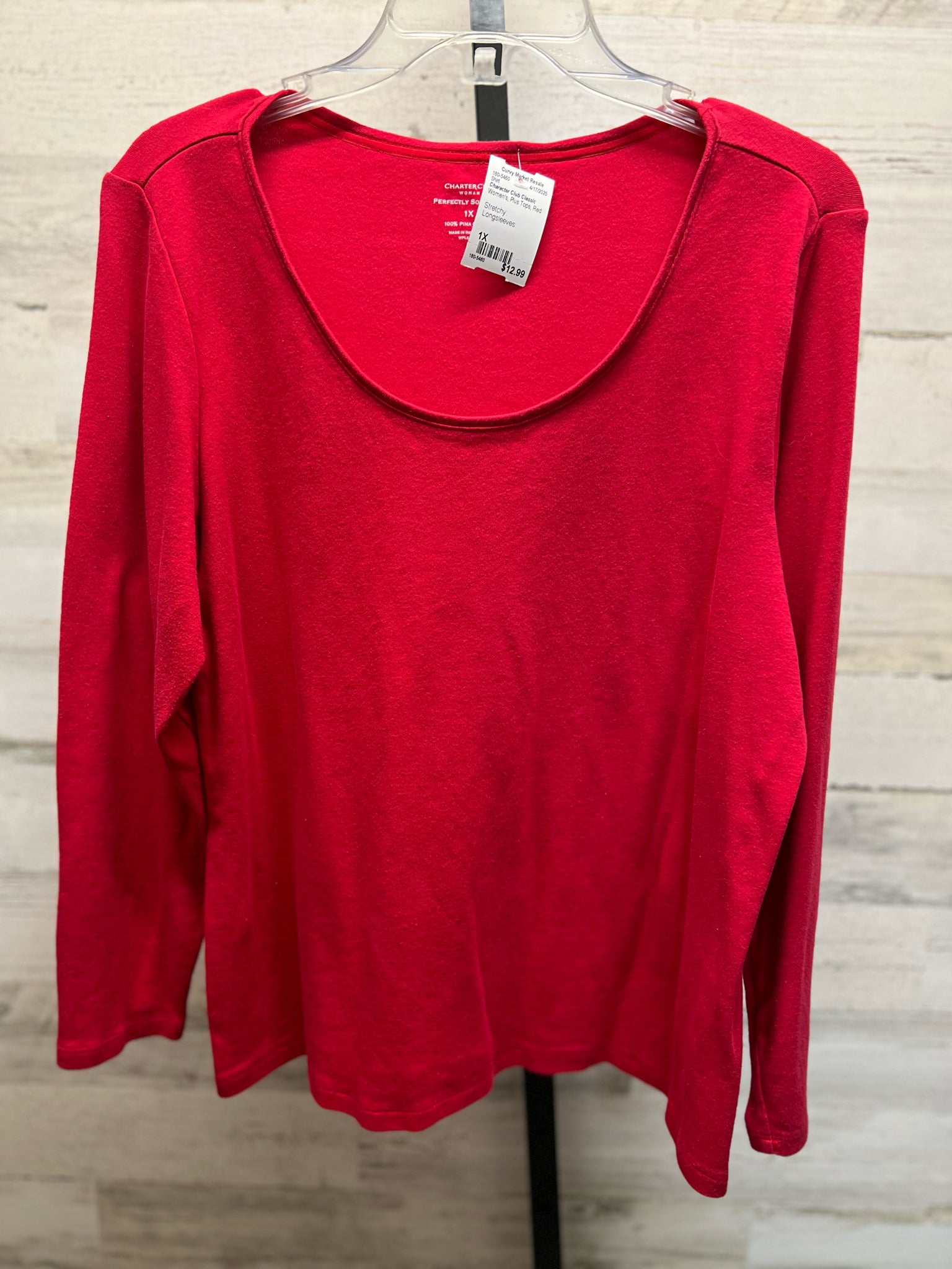 Character Club Classic Plus Tops Size 1X Shirt