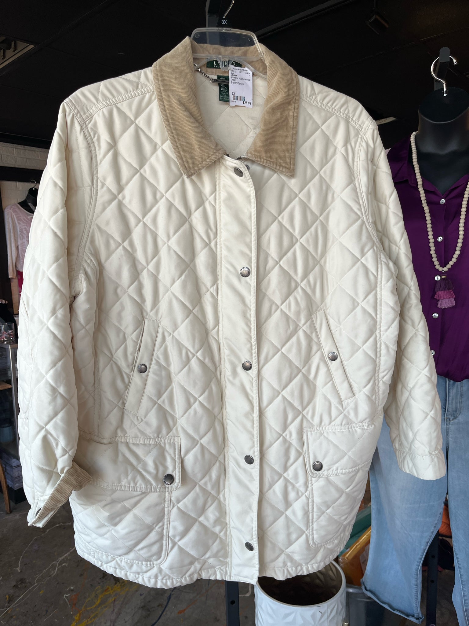 LAUREN Plus Outerwear Size 3X Coat