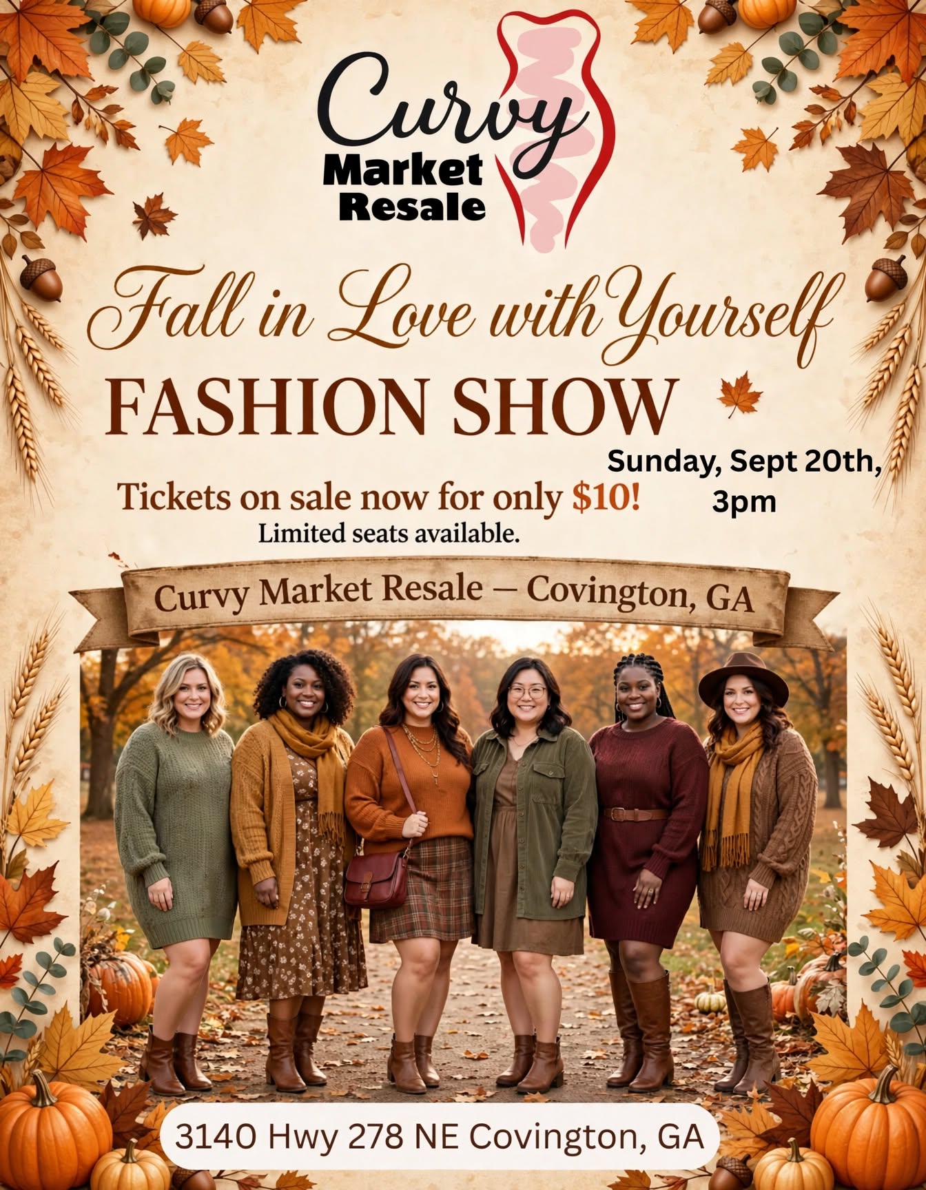 Fall in Love Fashion Show Admission ticket