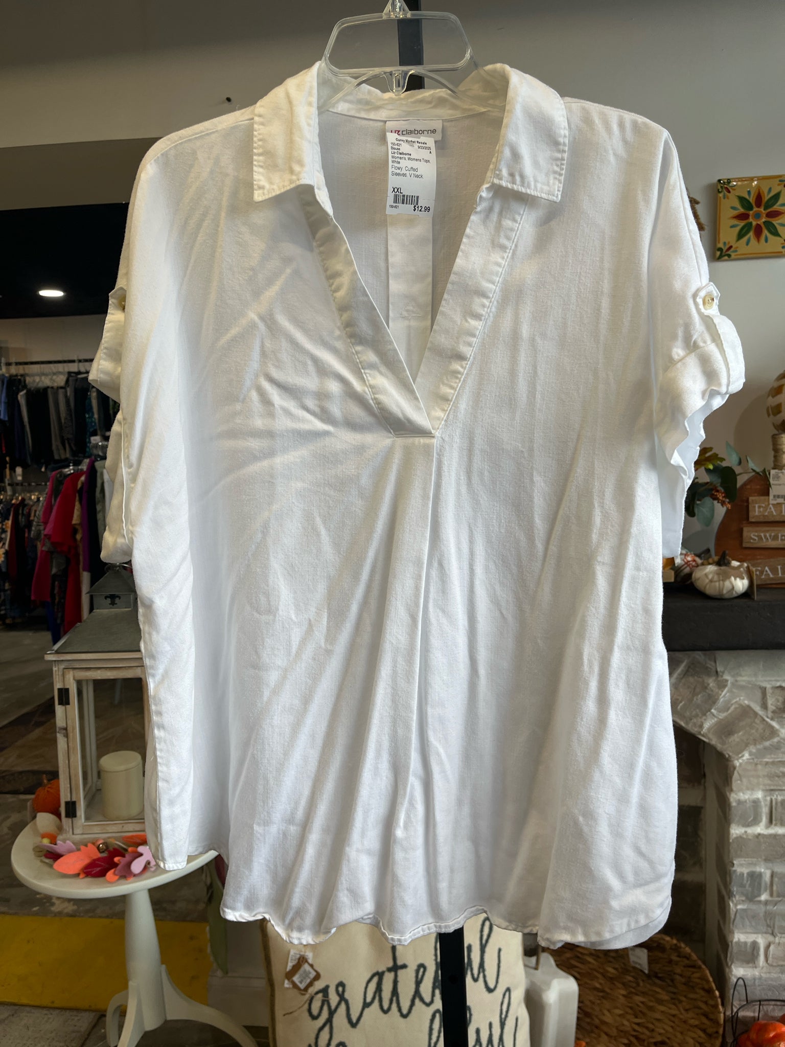Liz Claiborne Womens Tops Size XXL Blouse